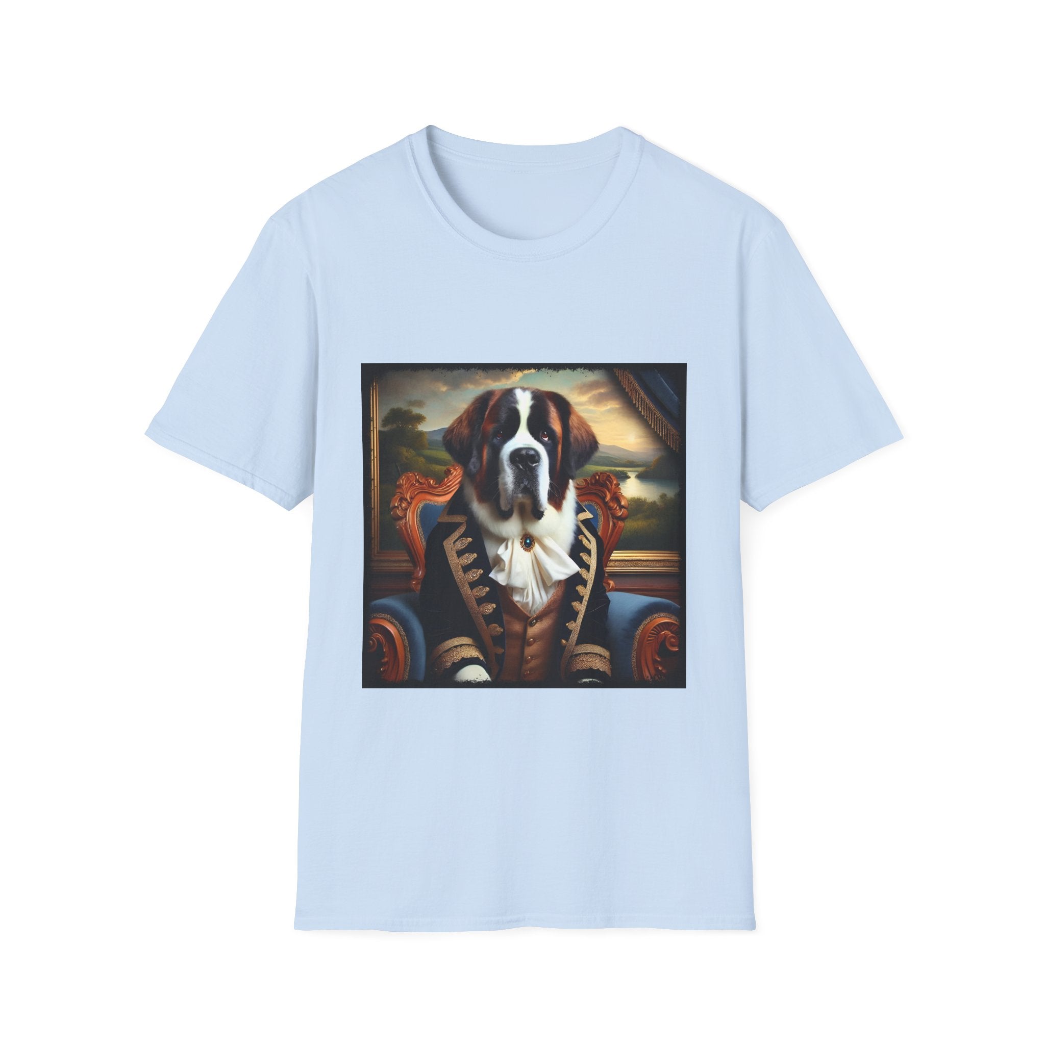 Saint Bernard Dashing Duke | Unisex Dog T-Shirt