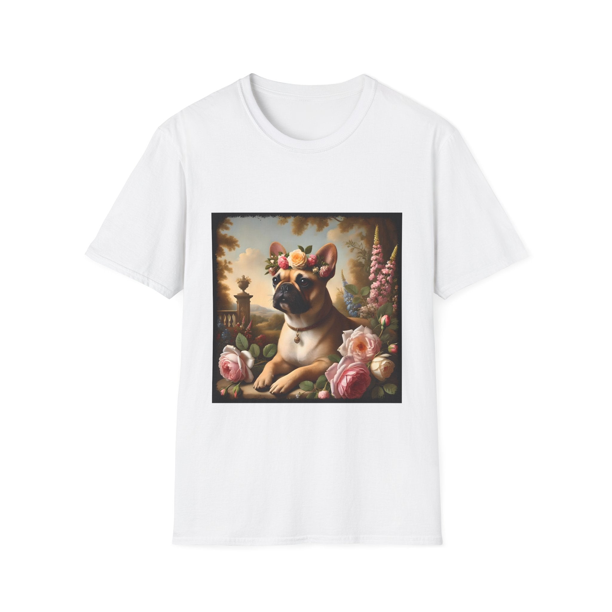 French Bulldog Garden Delight | Unisex Dog T-Shirt