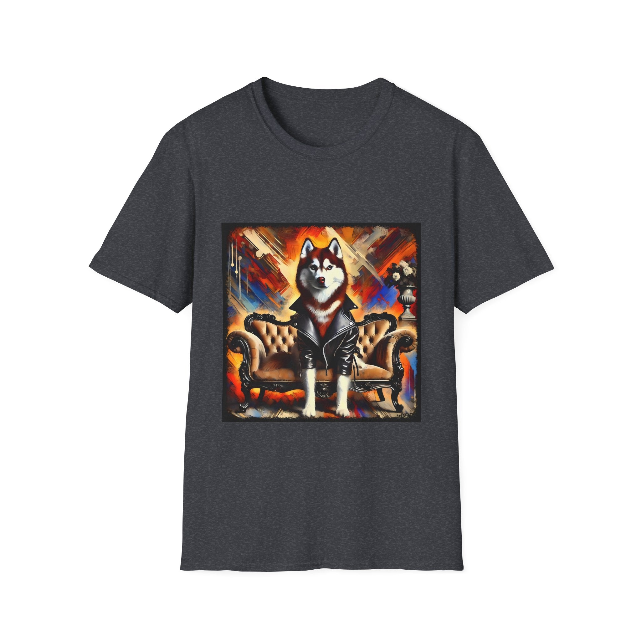 Siberian Husky Vivid Classic | Unisex Dog T-Shirt