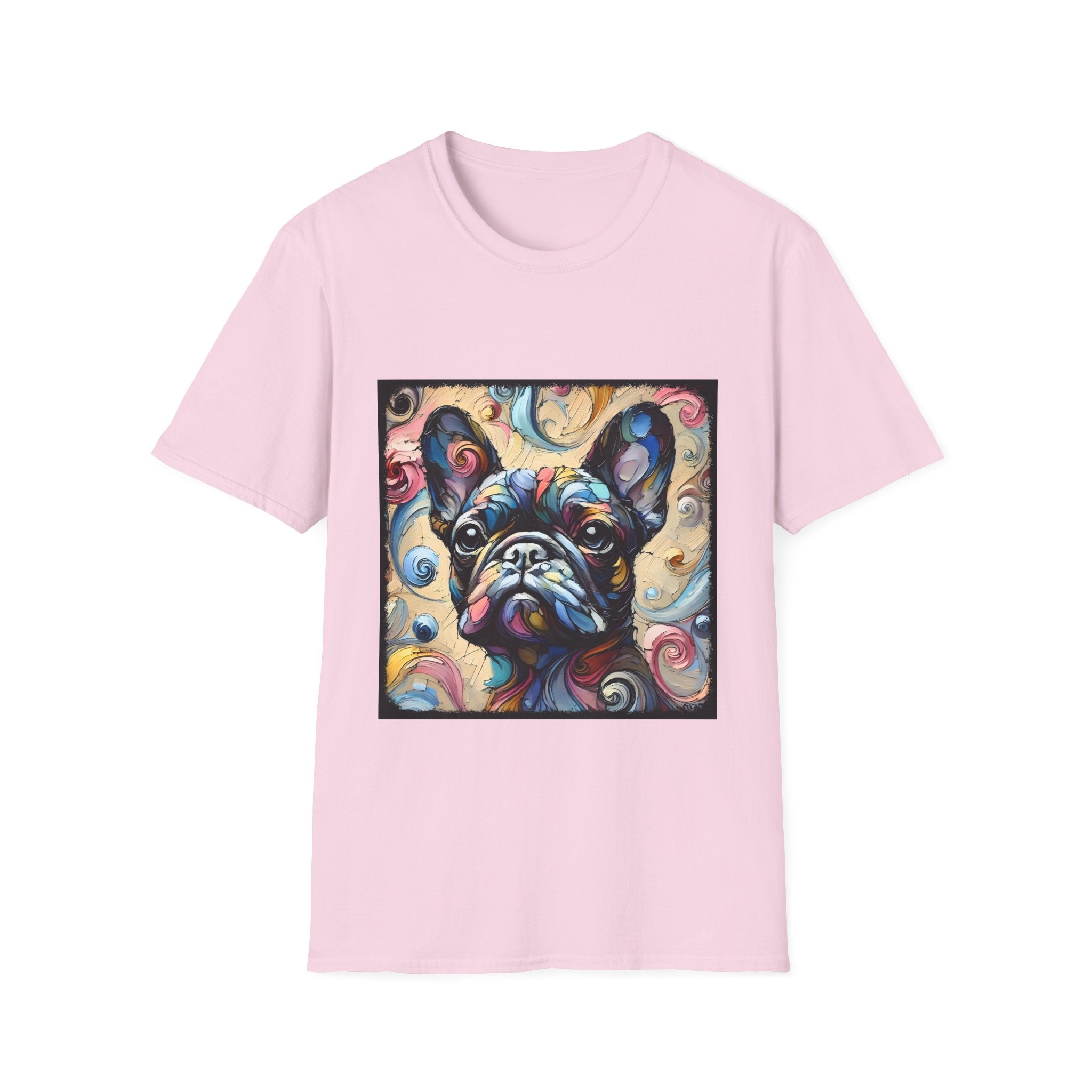 French Bulldog Pastel Swirl | Unisex Dog T-Shirt