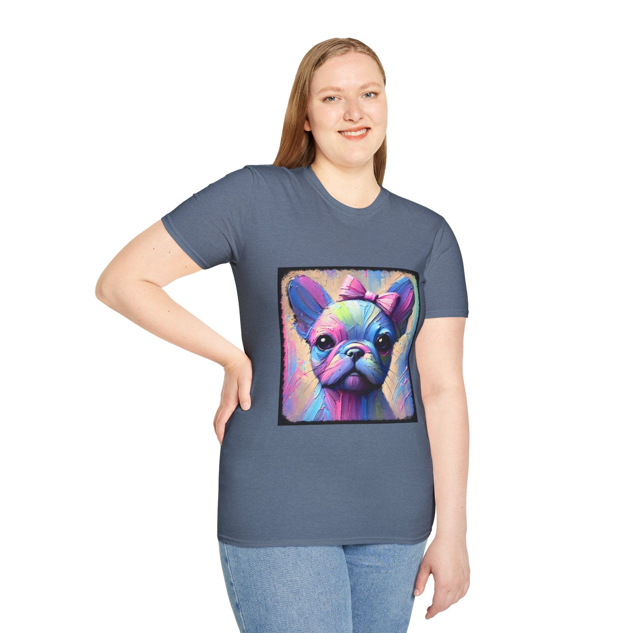 French Bulldog Neon Classic | Unisex Dog T-Shirt