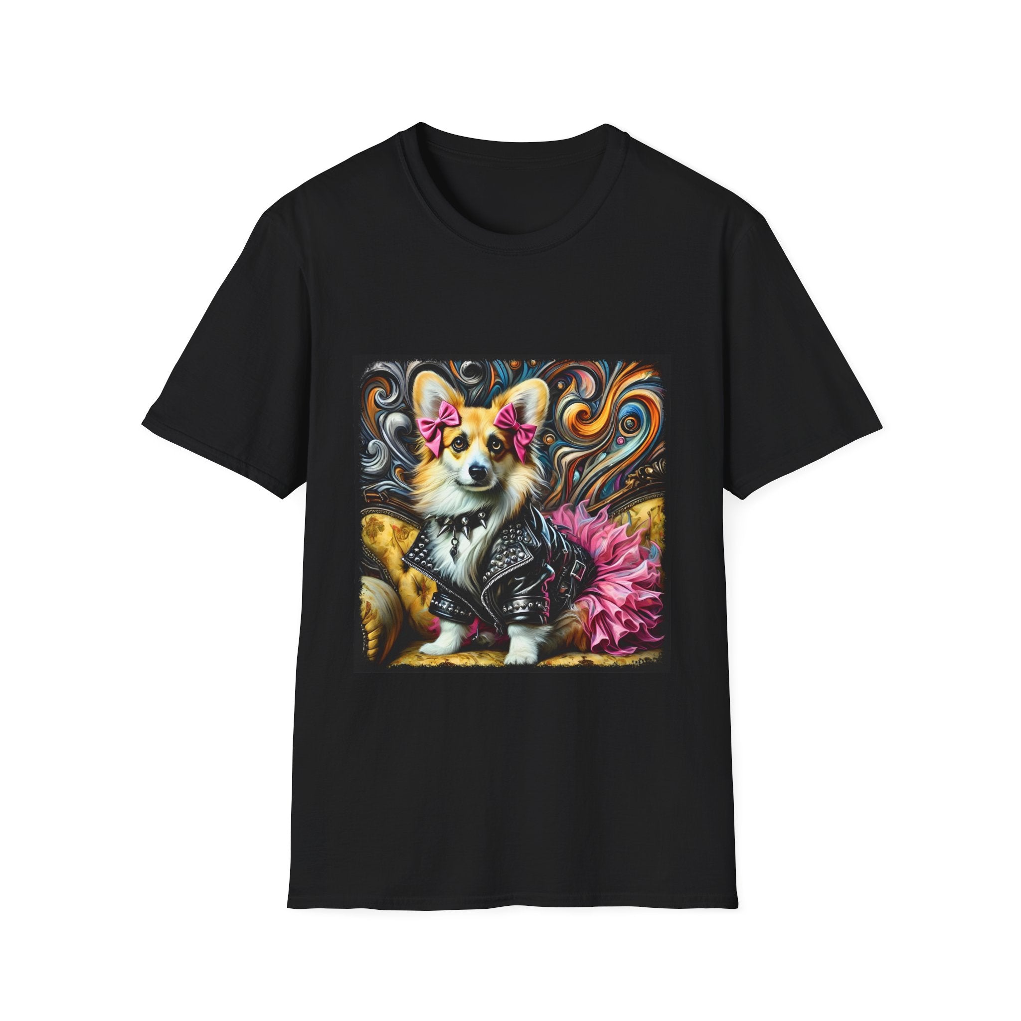 Pembroke Welsh Corgi Rock Swirl | Unisex Dog T-Shirt