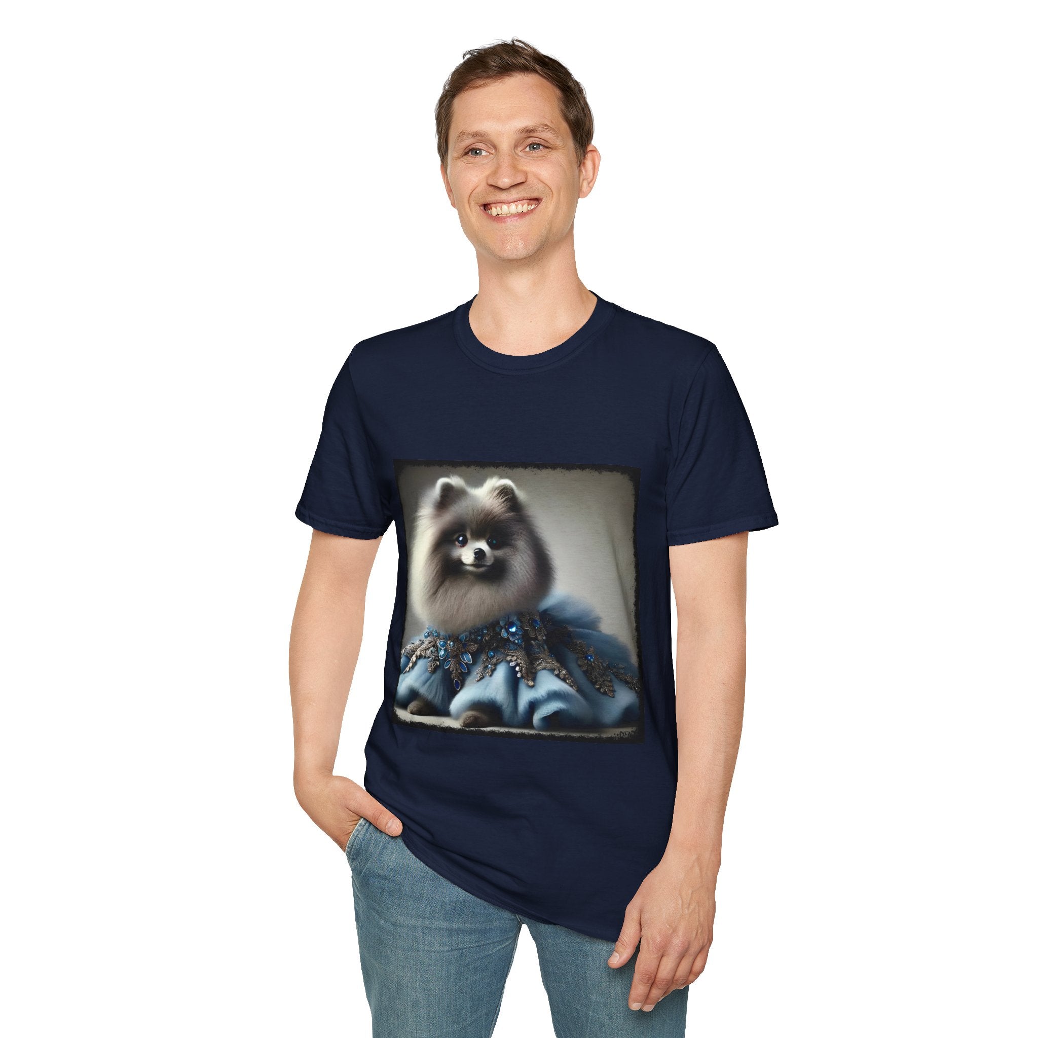 Pomeranian Blue Belle | Unisex Dog T-Shirt