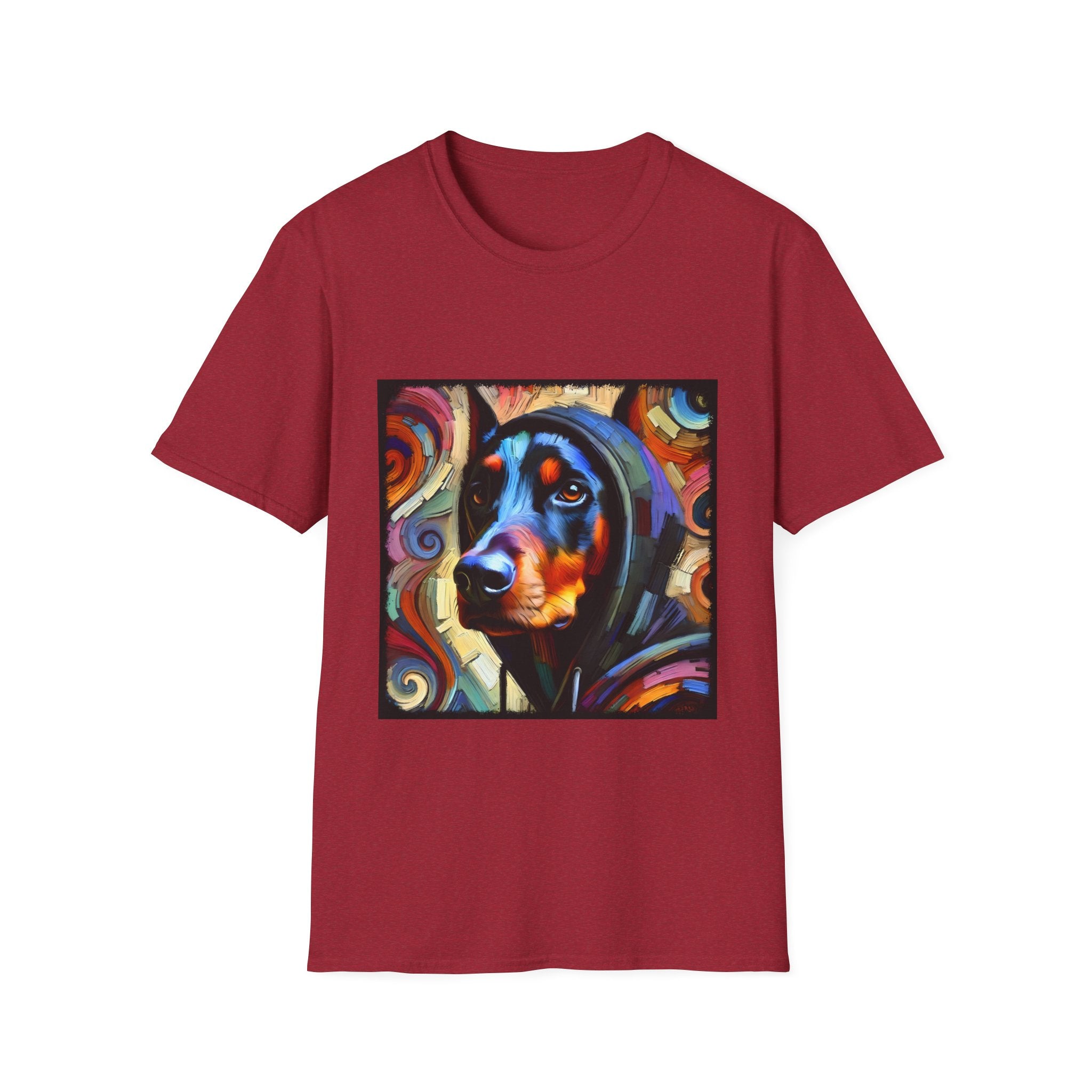 Doberman Pinscher Relaxed Swirl | Unisex Dog T-Shirt