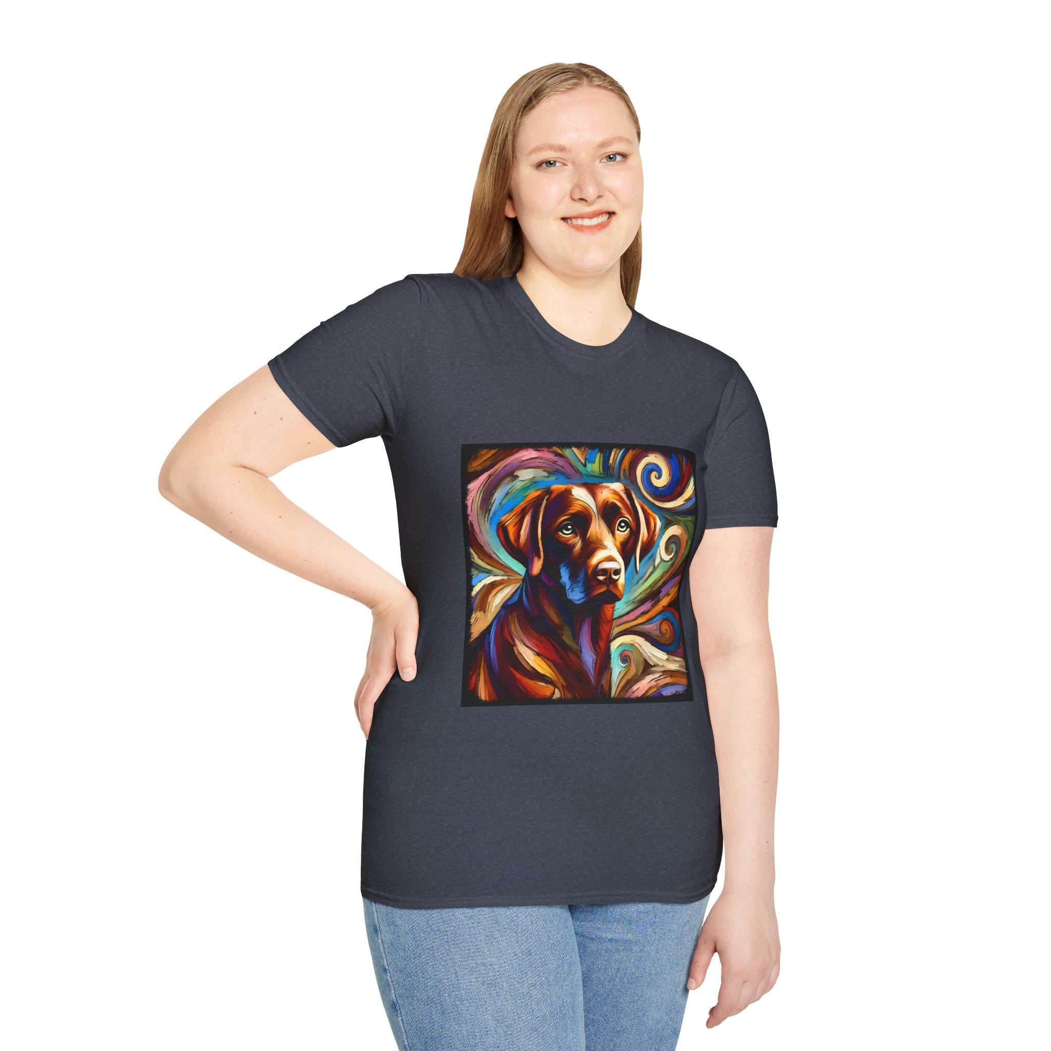 Labrador Retriever Bold Swirl | Unisex Dog T-Shirt
