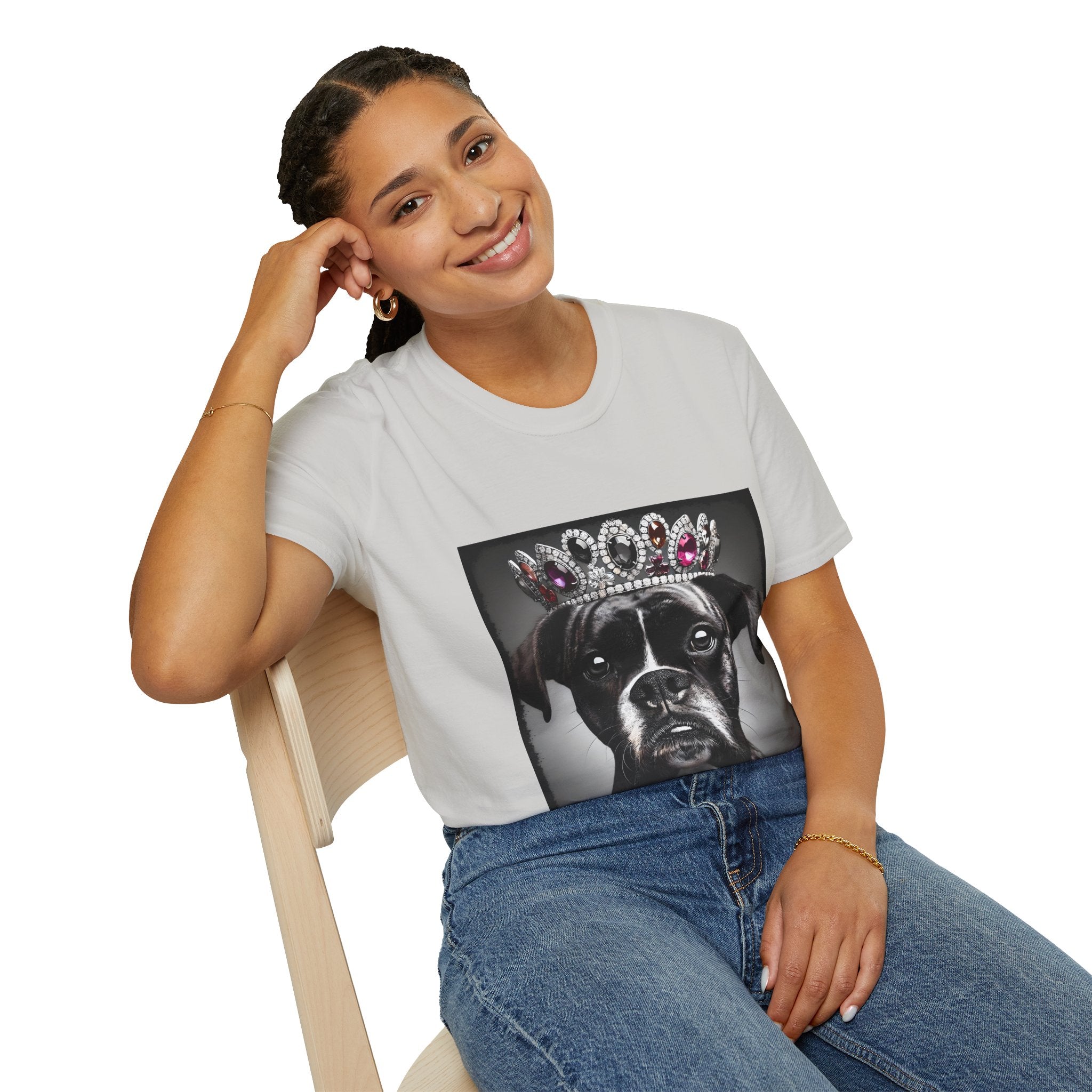 Boxer Iconic Princess | Unisex Dog T-Shirt
