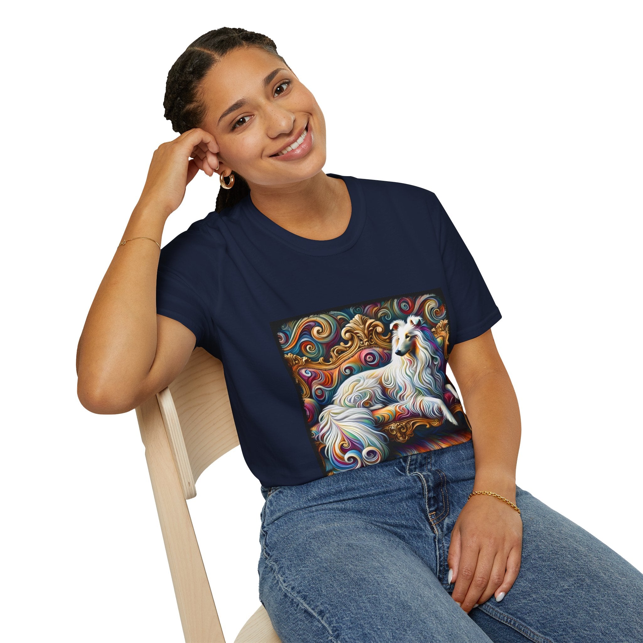 Collie Divine Swirl | Unisex Dog T-Shirt