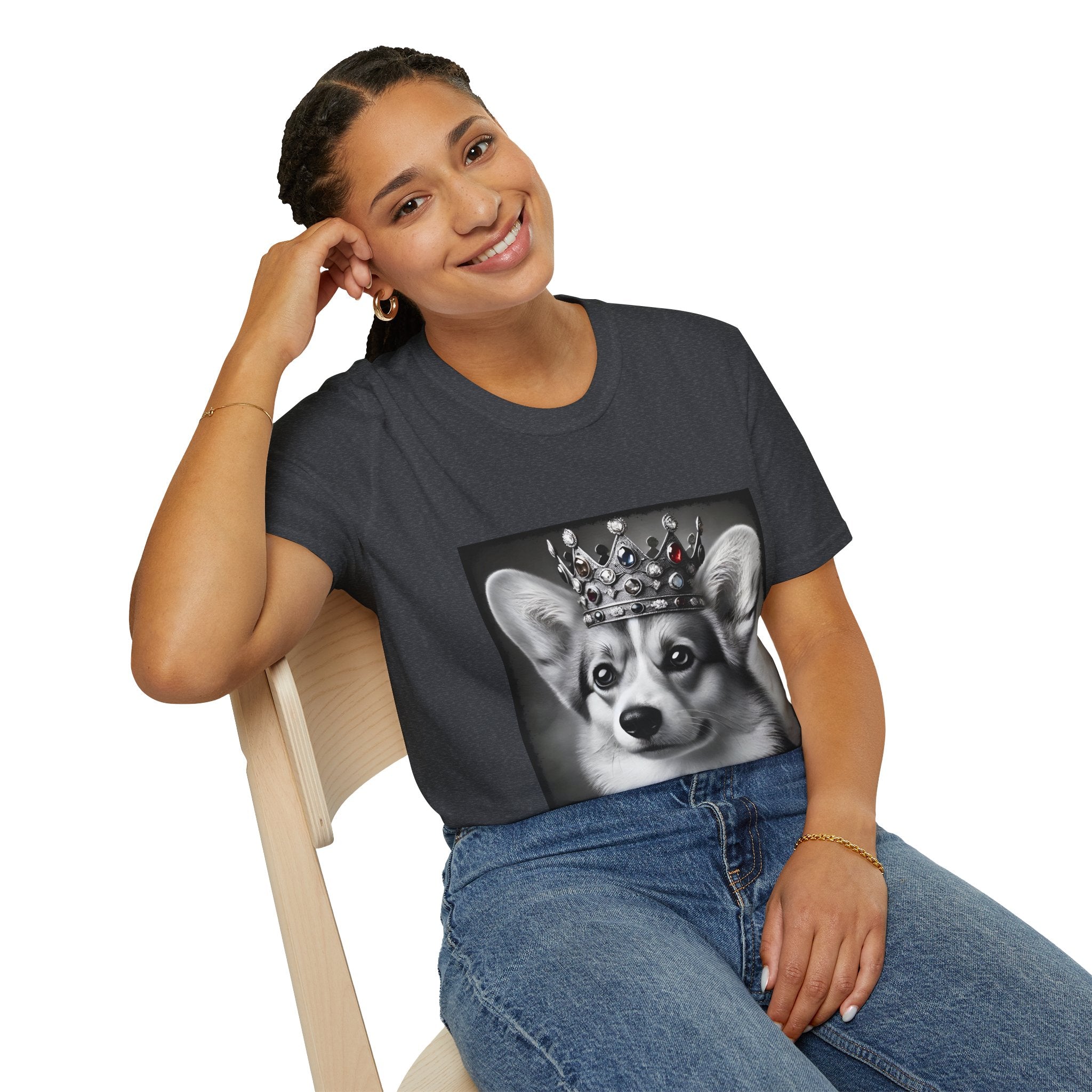 Pembroke Welsh Corgi Royal Bark | Unisex Dog T-Shirt