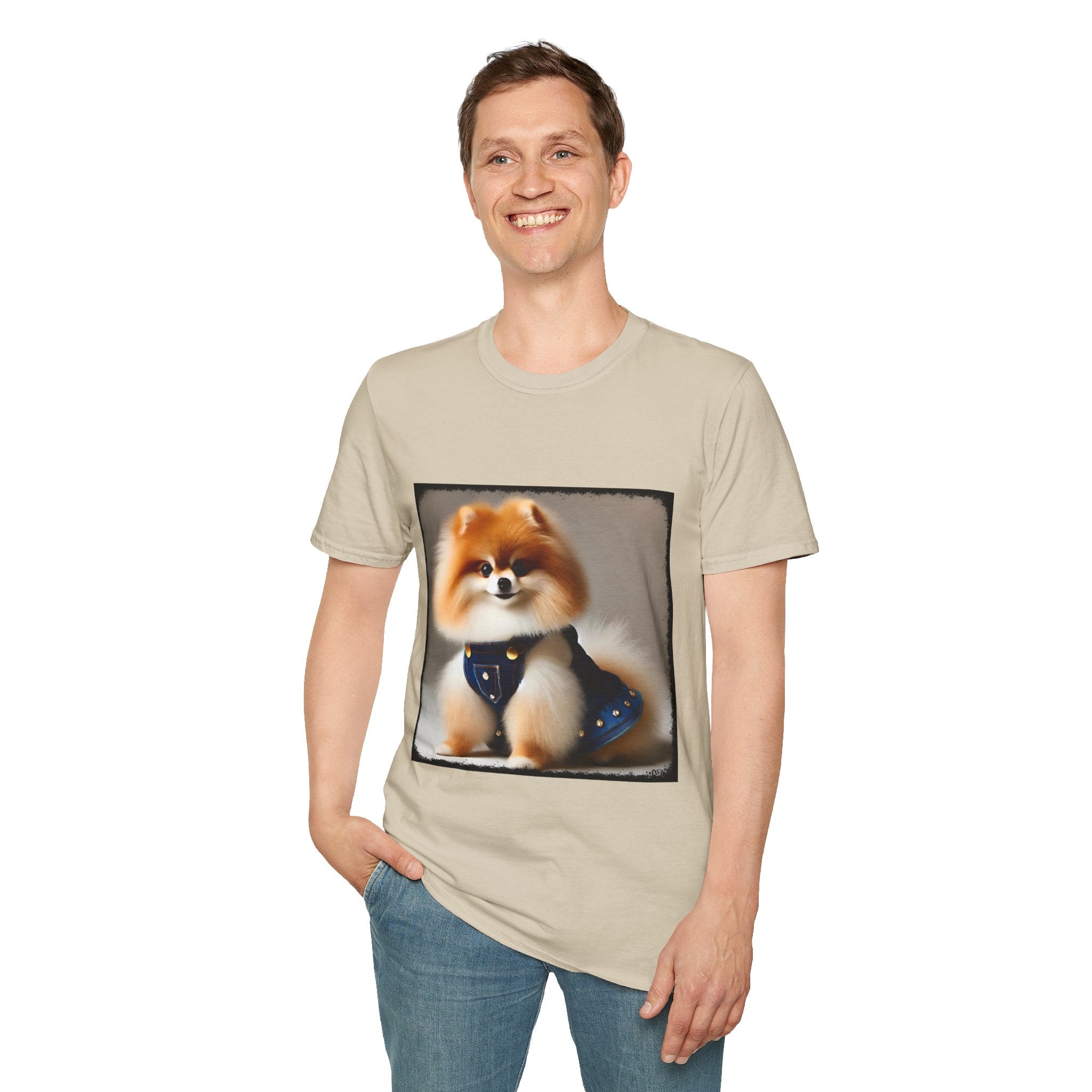 Pomeranian Jean Dream | Unisex Dog T-Shirt