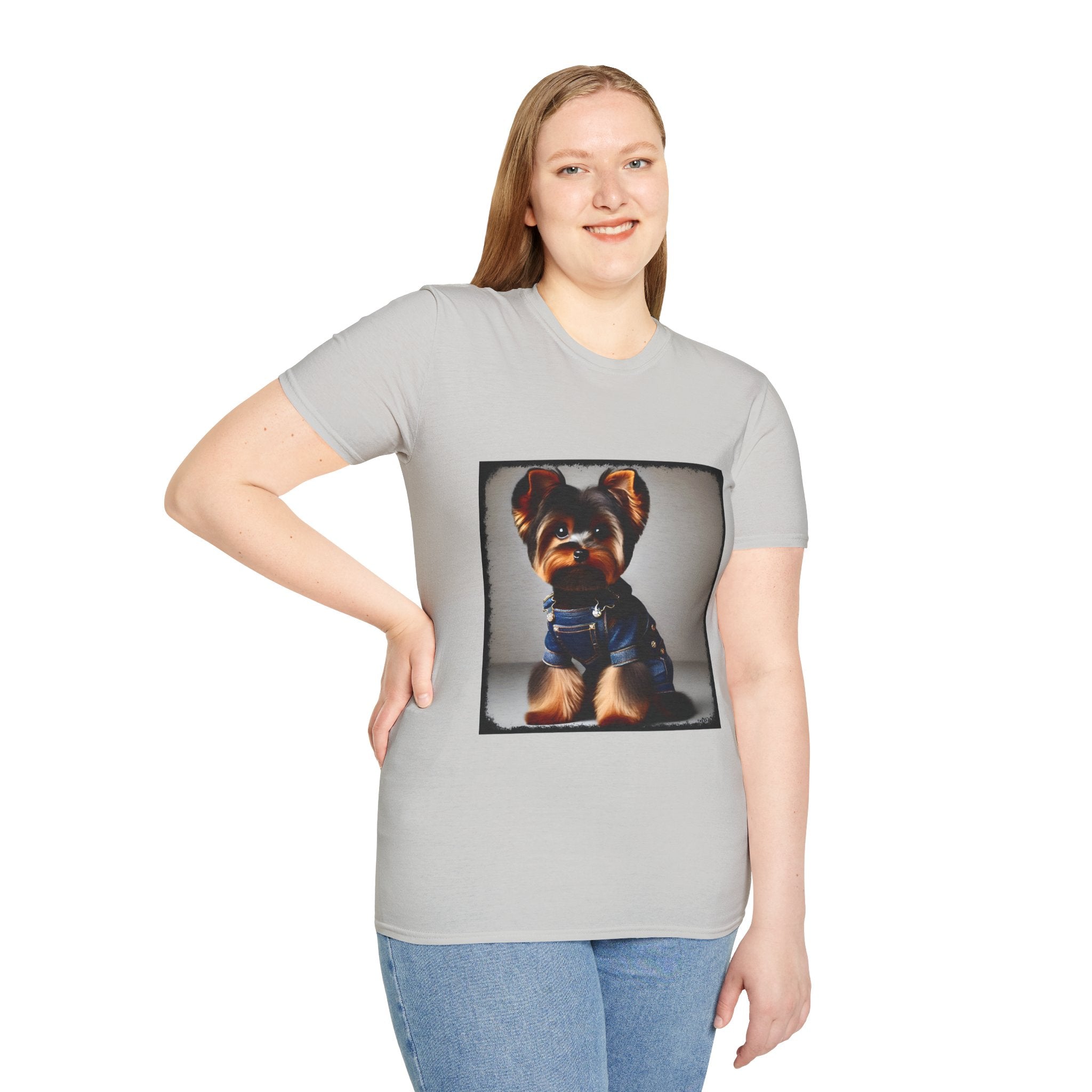 Yorkshire Terrier Denim Darling | Unisex Dog T-Shirt