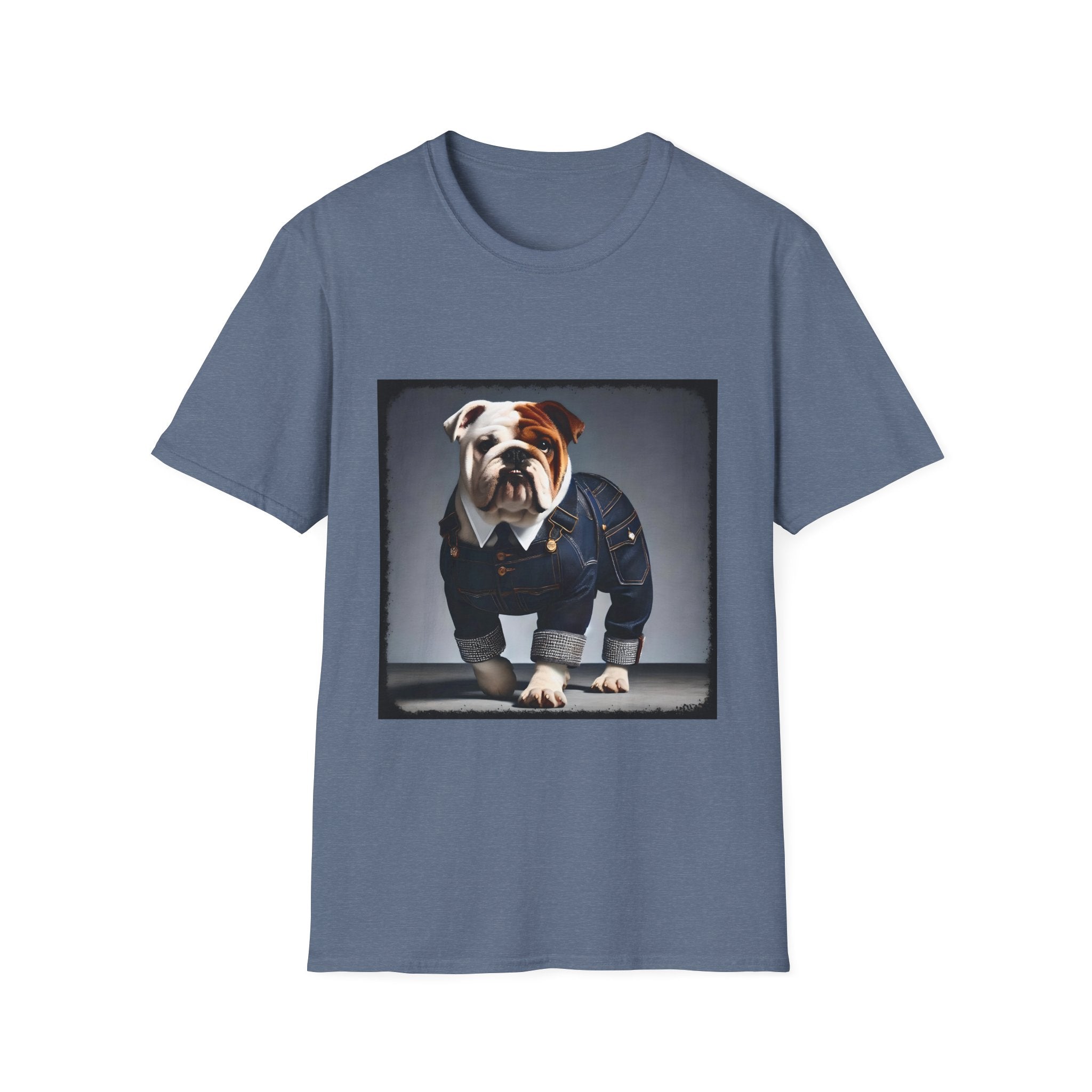 Bulldog Denim Diva | Unisex Dog T-Shirt