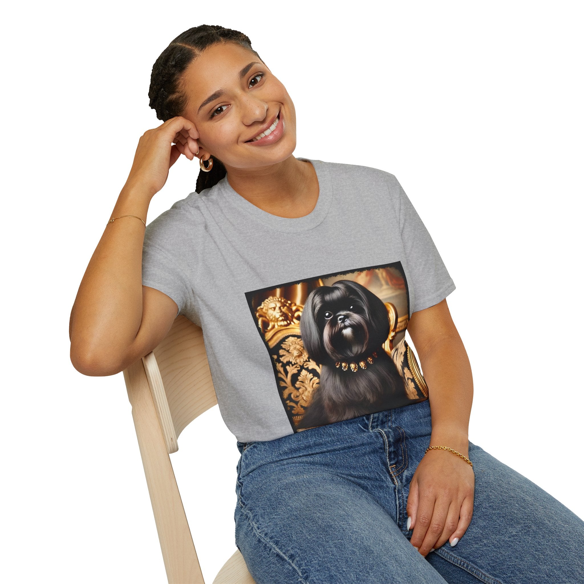 Shih Tzu Gold Drip | Unisex Dog T-Shirt
