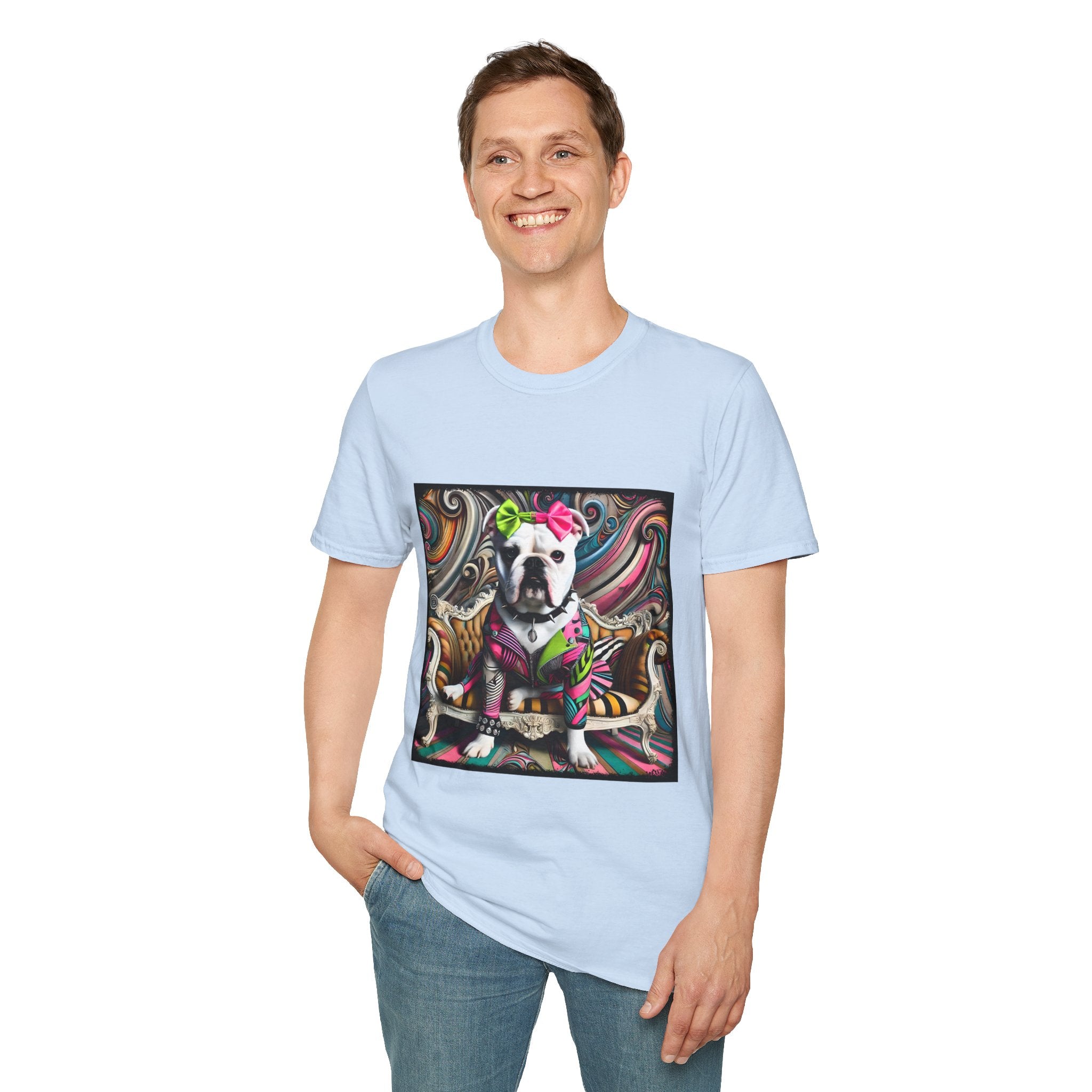 Bulldog Princess Rocker | Unisex Dog T-Shirt