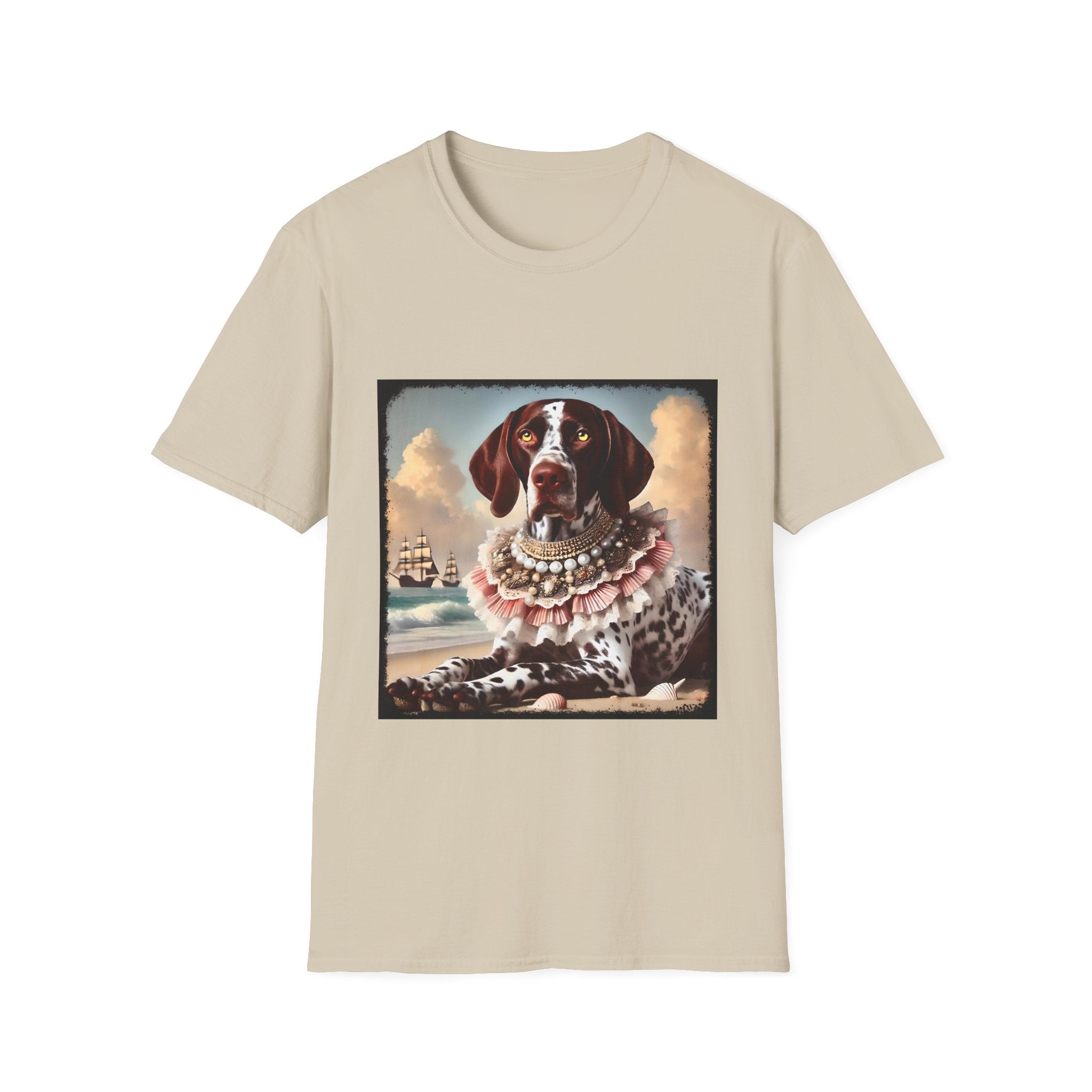 German Shorthaired Pointer Beach Beauty | Unisex Dog T-Shirt