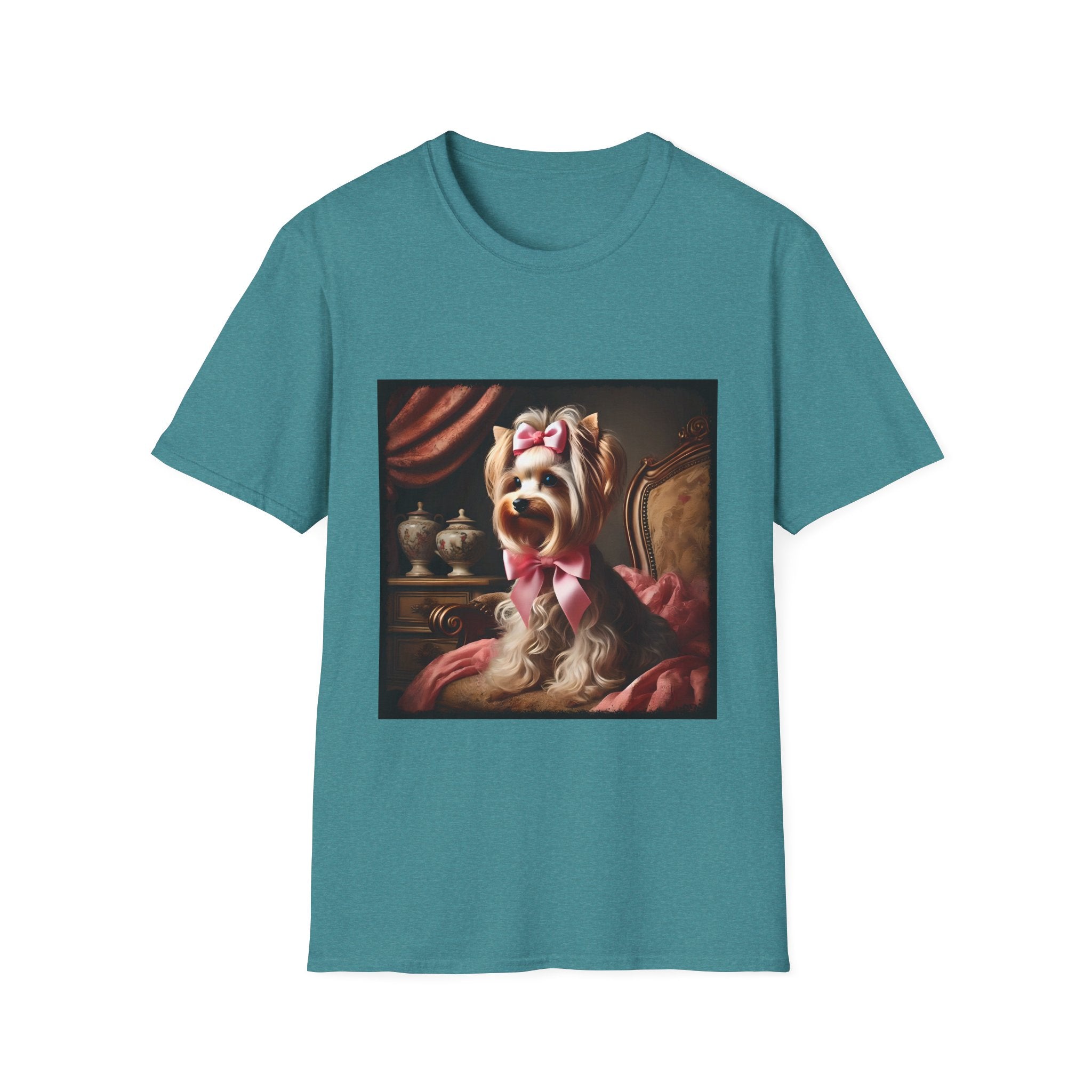 Yorkshire Terrier Pink Bow Princess | Unisex Dog T-Shirt