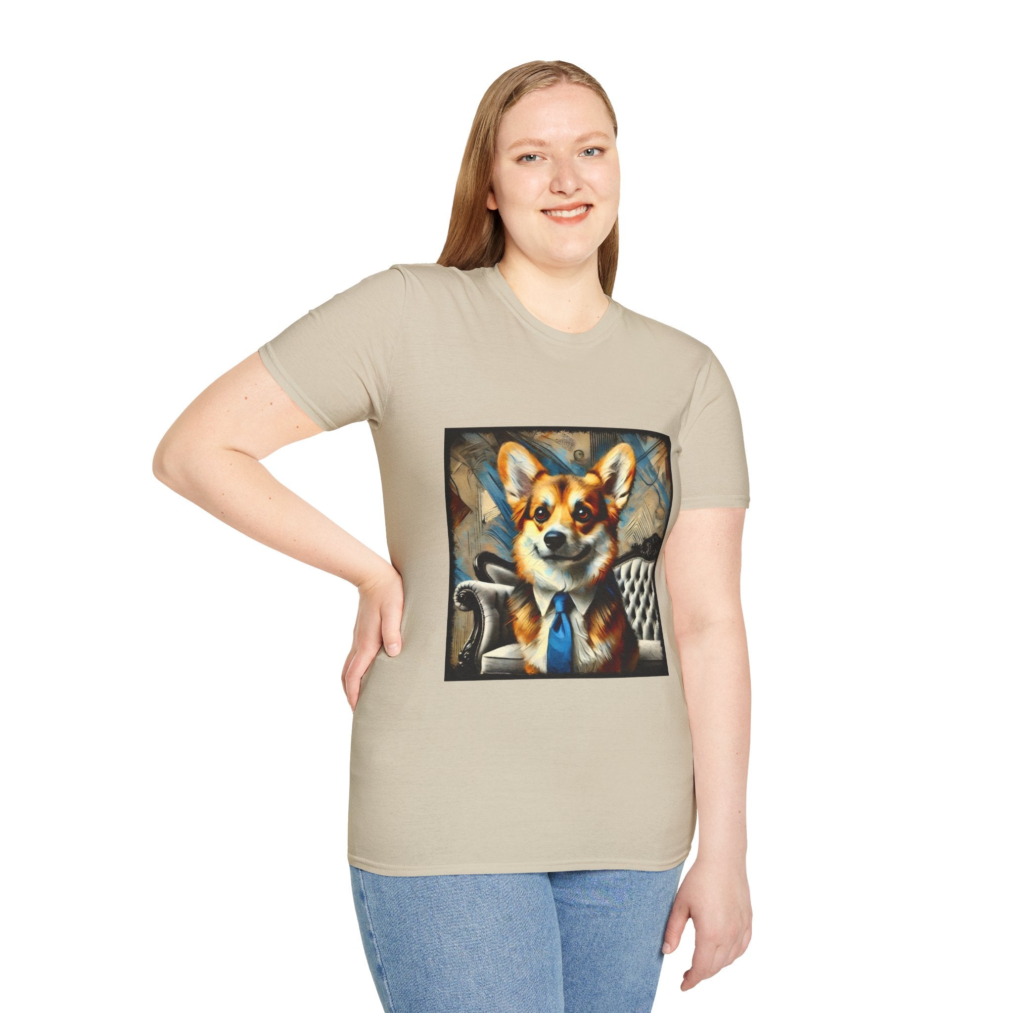Pembroke Welsh Corgi Classic Gent | Unisex Dog T-Shirt