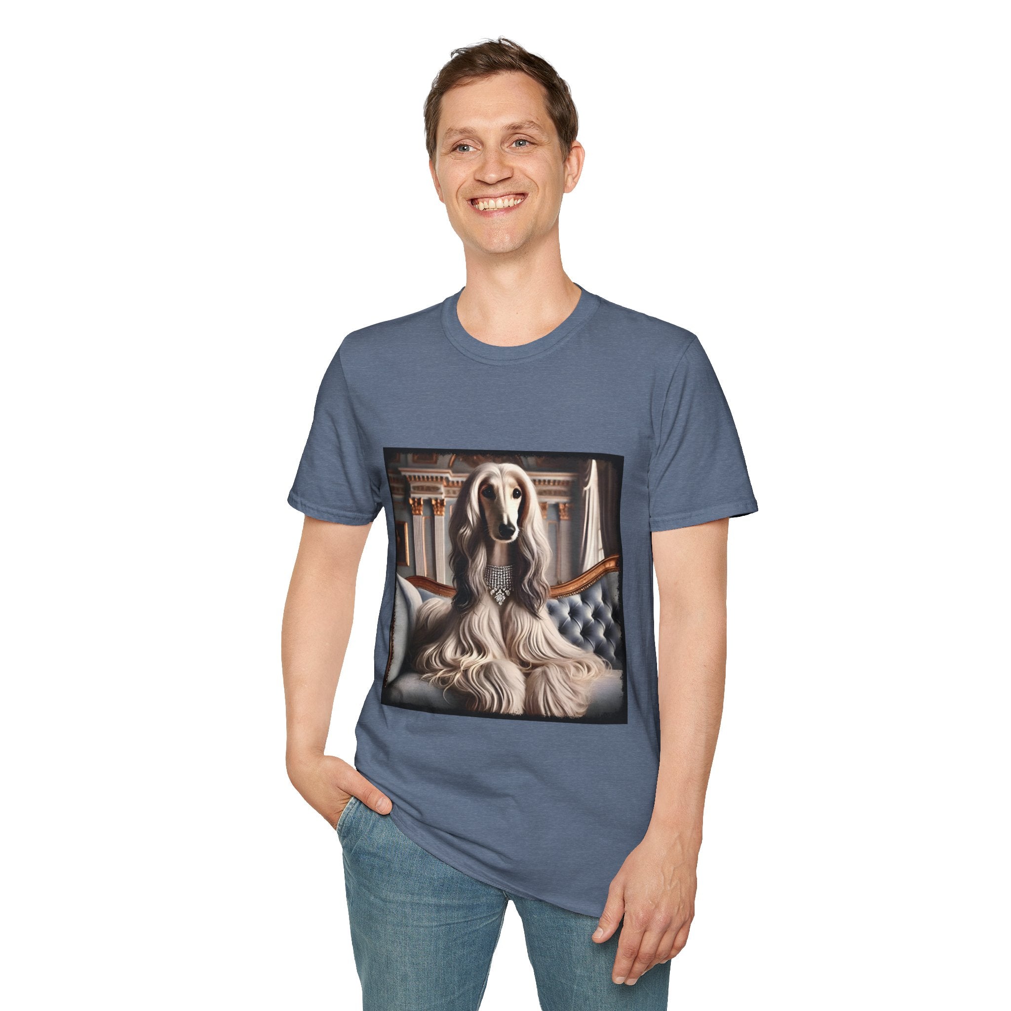 Afghan Hound Status Sniffer | Unisex Dog T-Shirt