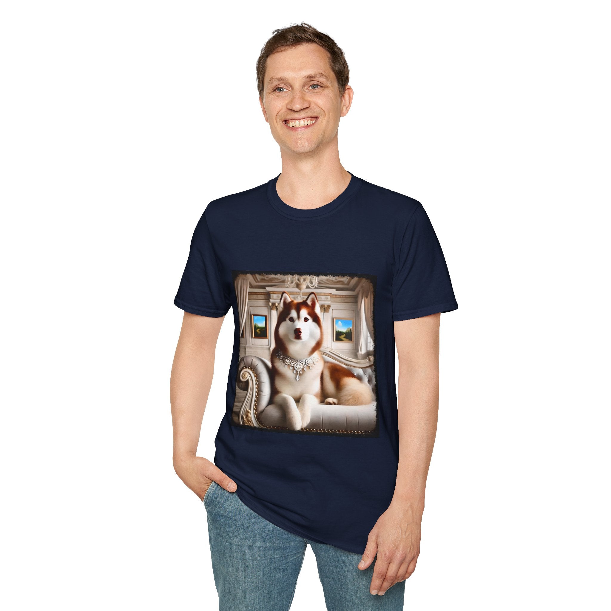 Siberian Husky Red Princess | Unisex Dog T-Shirt