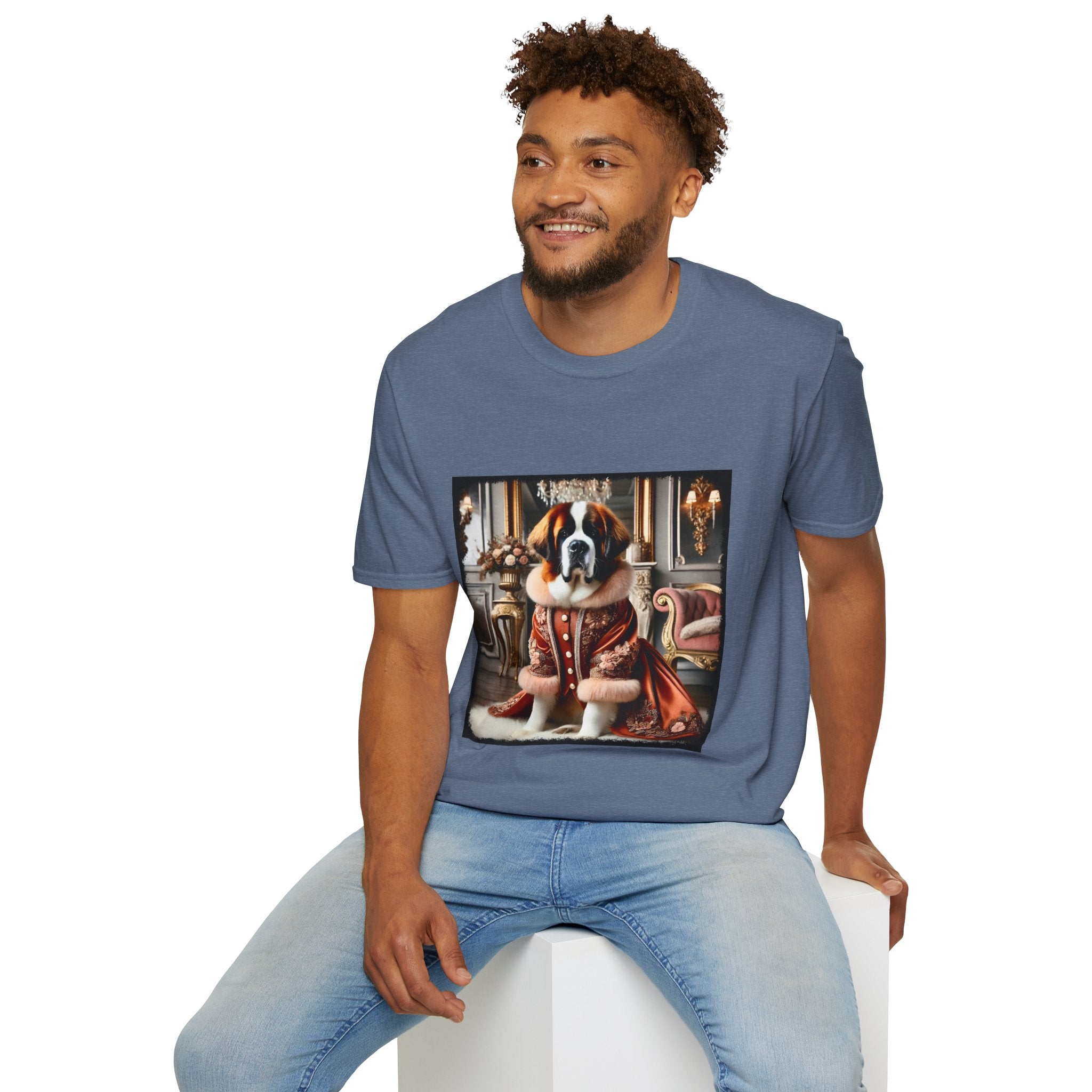Saint Bernard Bougie Babe | Unisex Dog T-Shirt