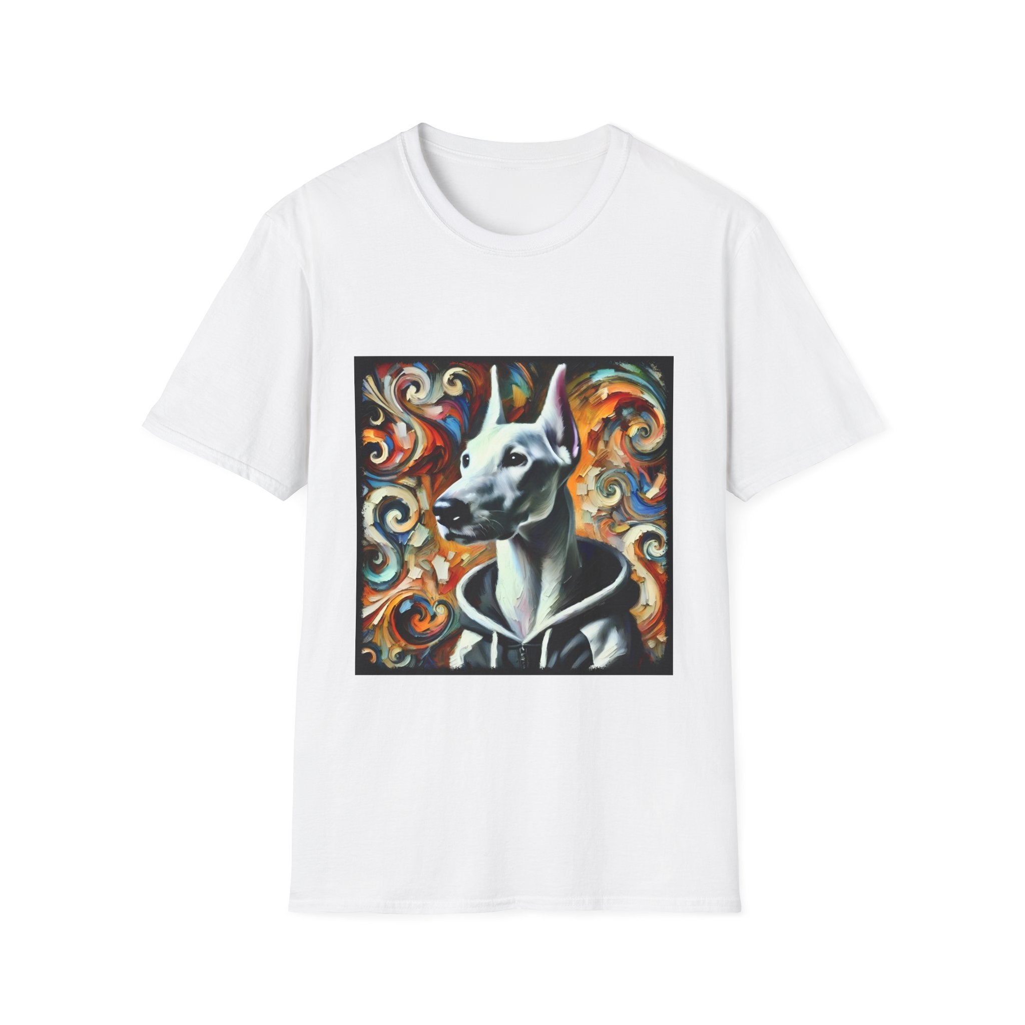 Doberman Pinscher Street Swirl | Unisex Dog T-Shirt