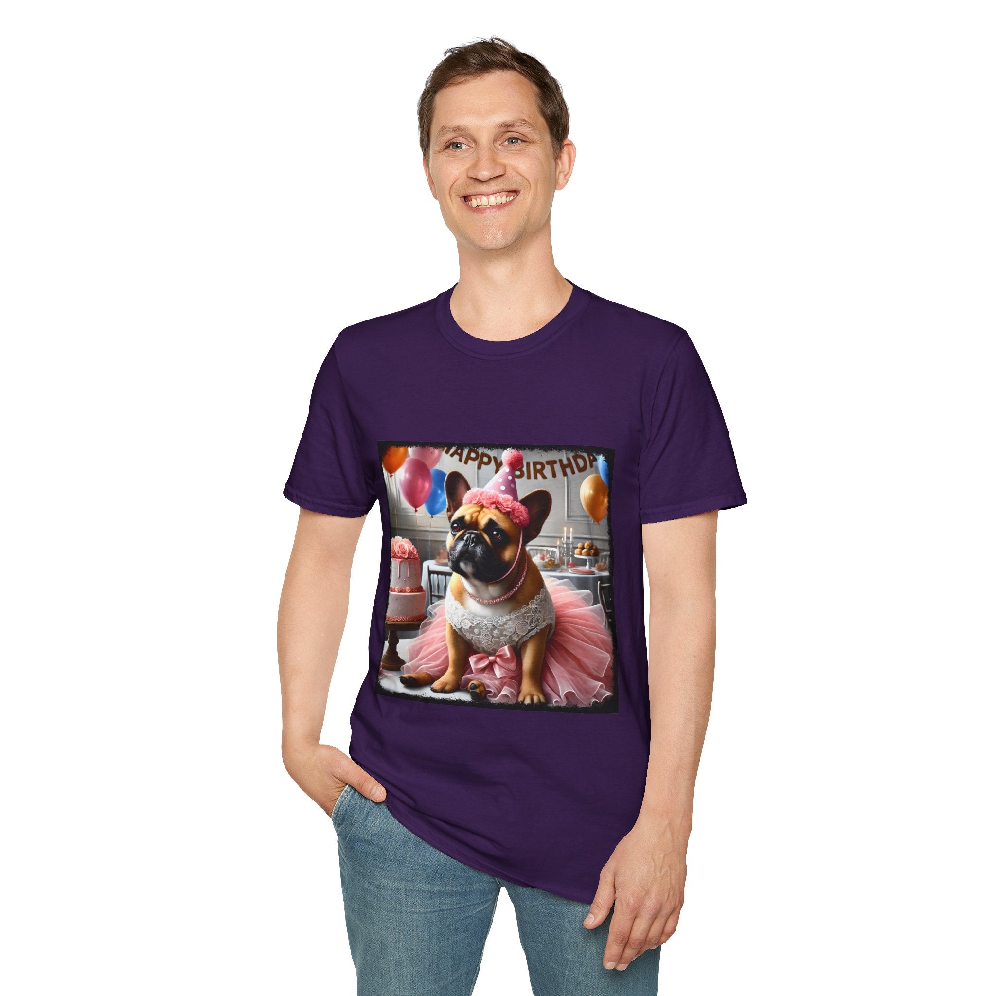 French Bulldog Birthday Girl | Unisex Dog T-Shirt