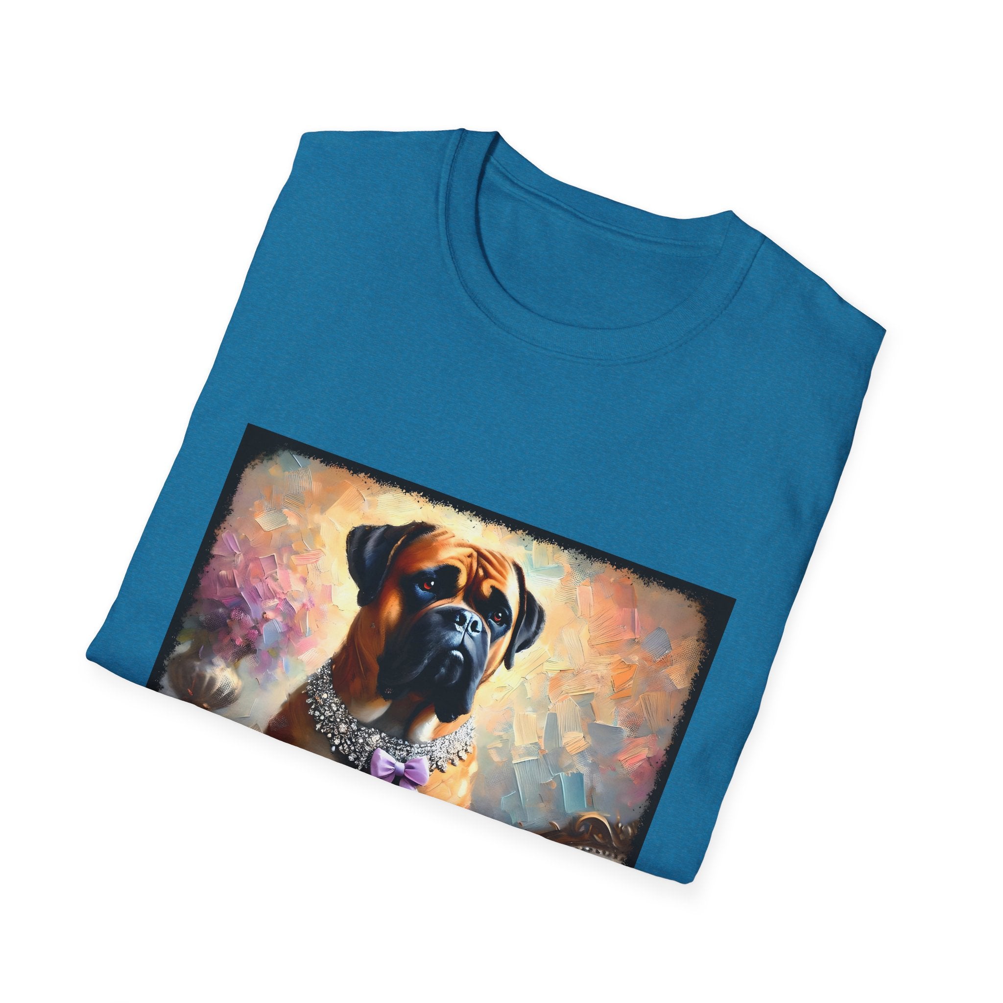 Bullmastiff Purple Bow Classic | Unisex Dog T-Shirt