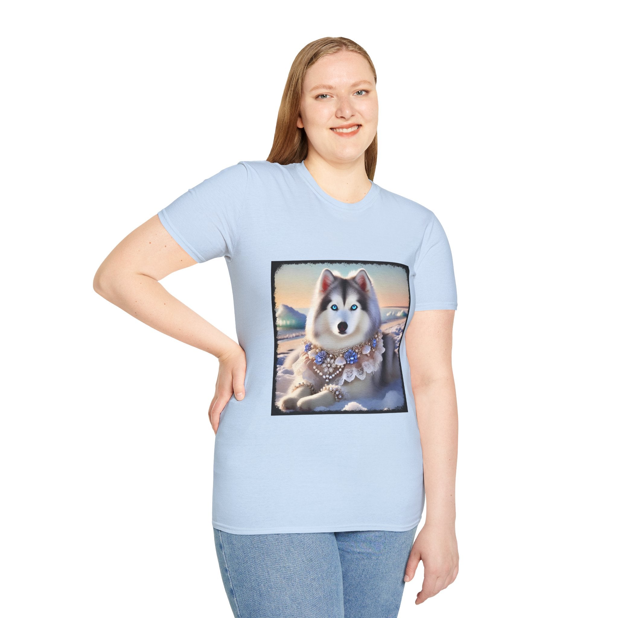 Siberian Husky Snow Princess | Unisex Dog T-Shirt