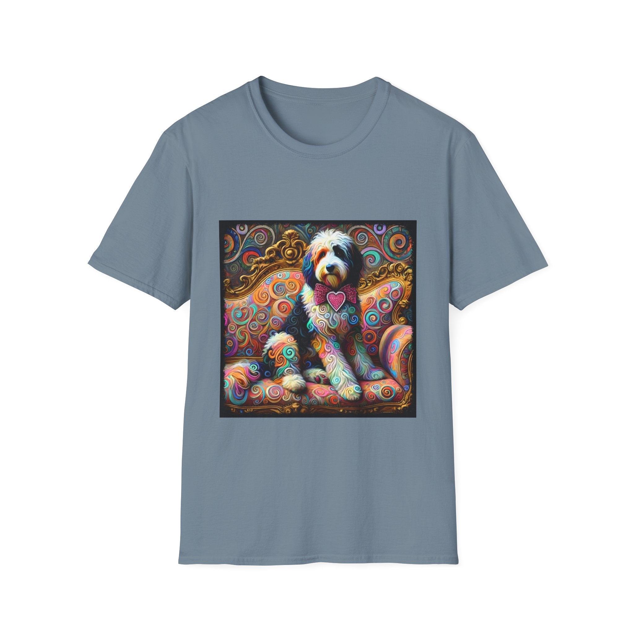 Bernedoodle Love Swirl | Unisex Dog T-Shirt