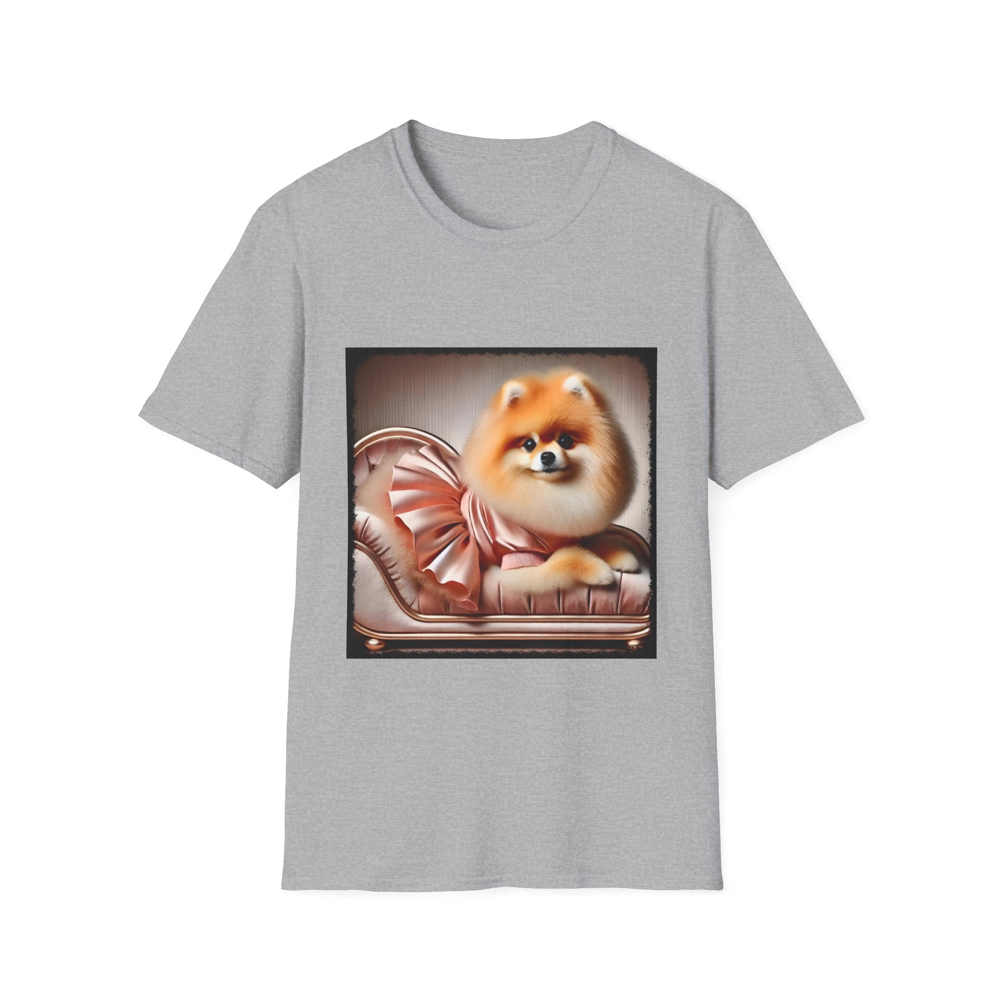 Pomeranian Peach Princess | Unisex Dog T-Shirt