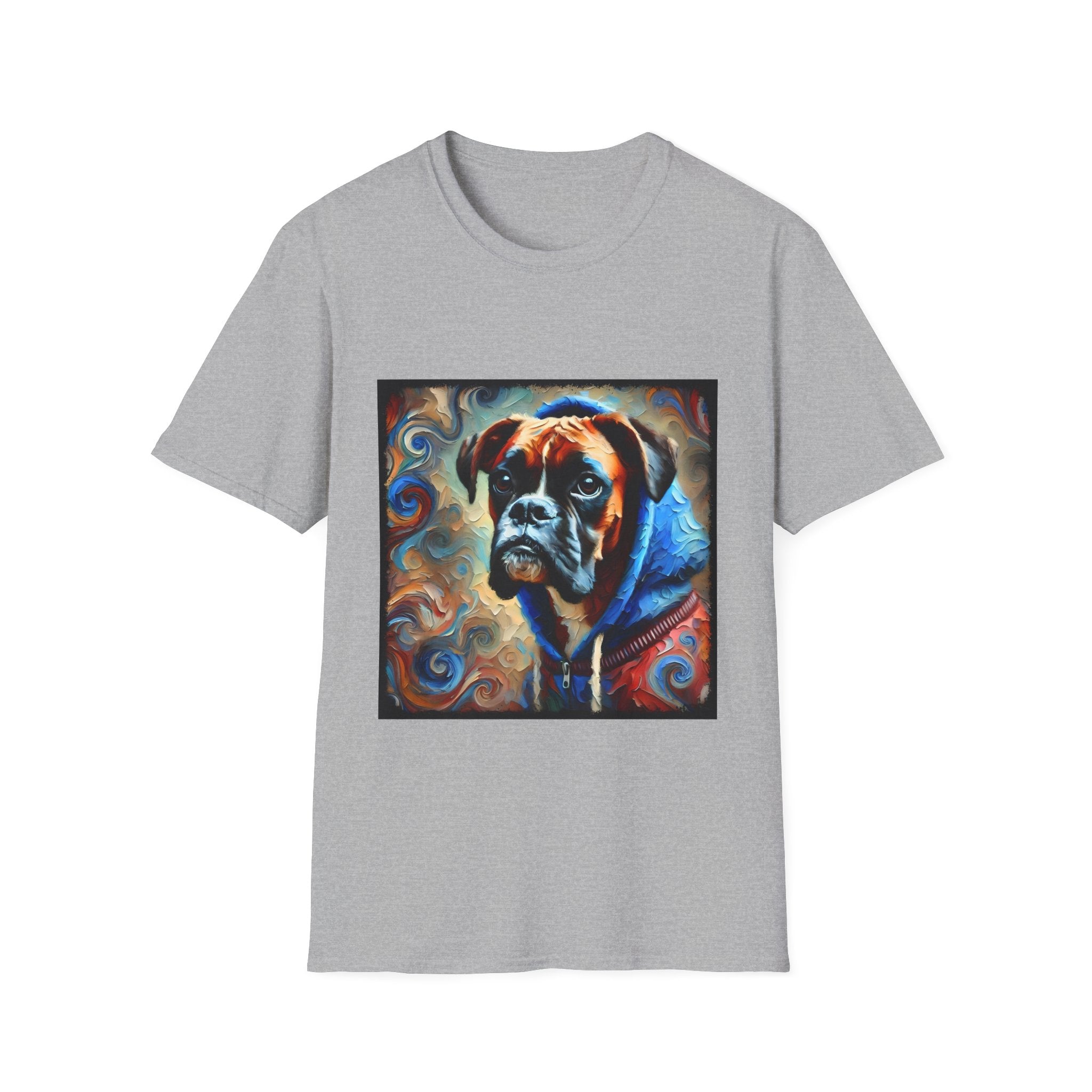 Boxer Hoodie Swirl II | Unisex Dog T-Shirt
