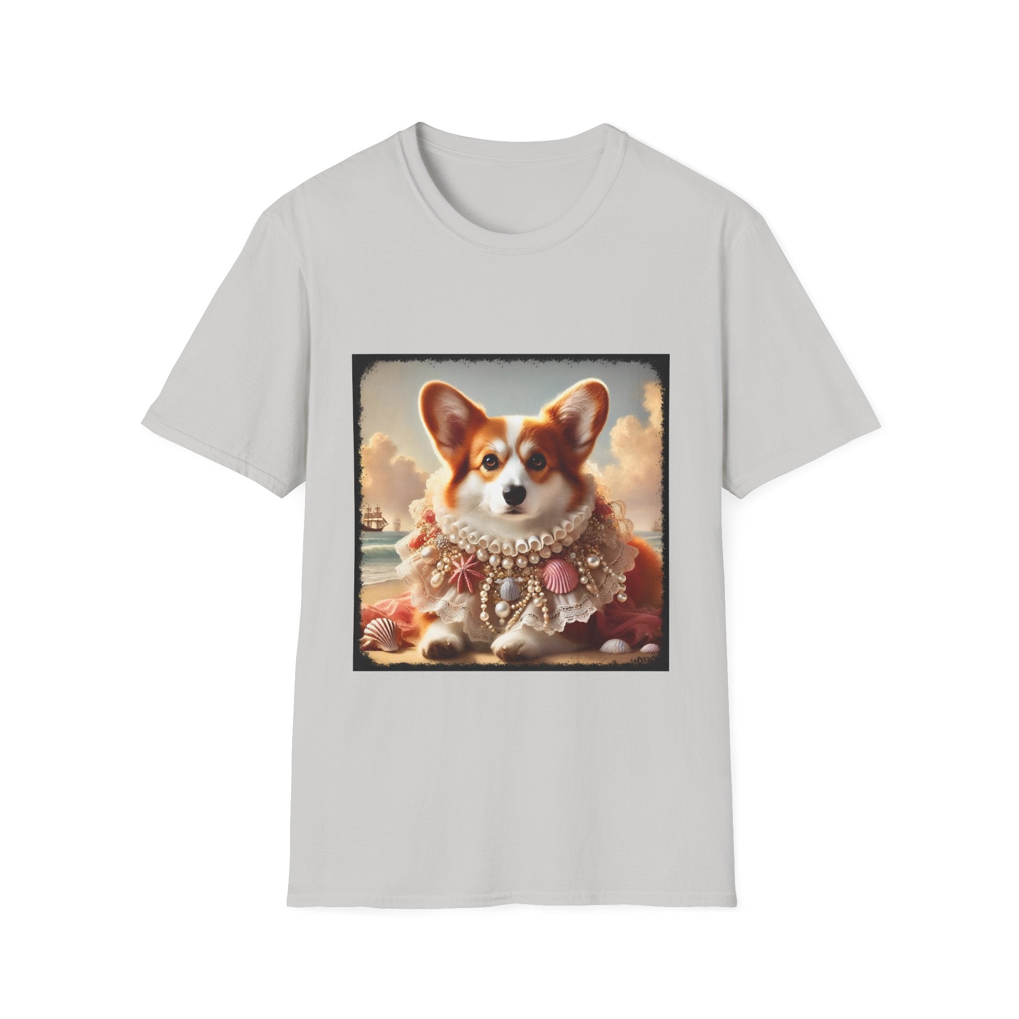 Pembroke Welsh Corgi Beach Muse | Unisex Dog T-Shirt
