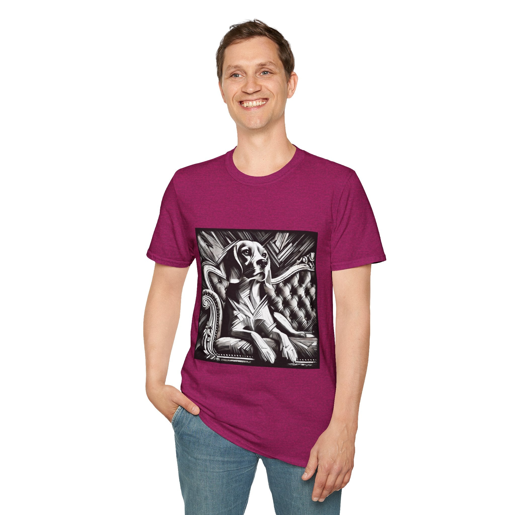 Beagle B&W Bold | Unisex Dog T-Shirt