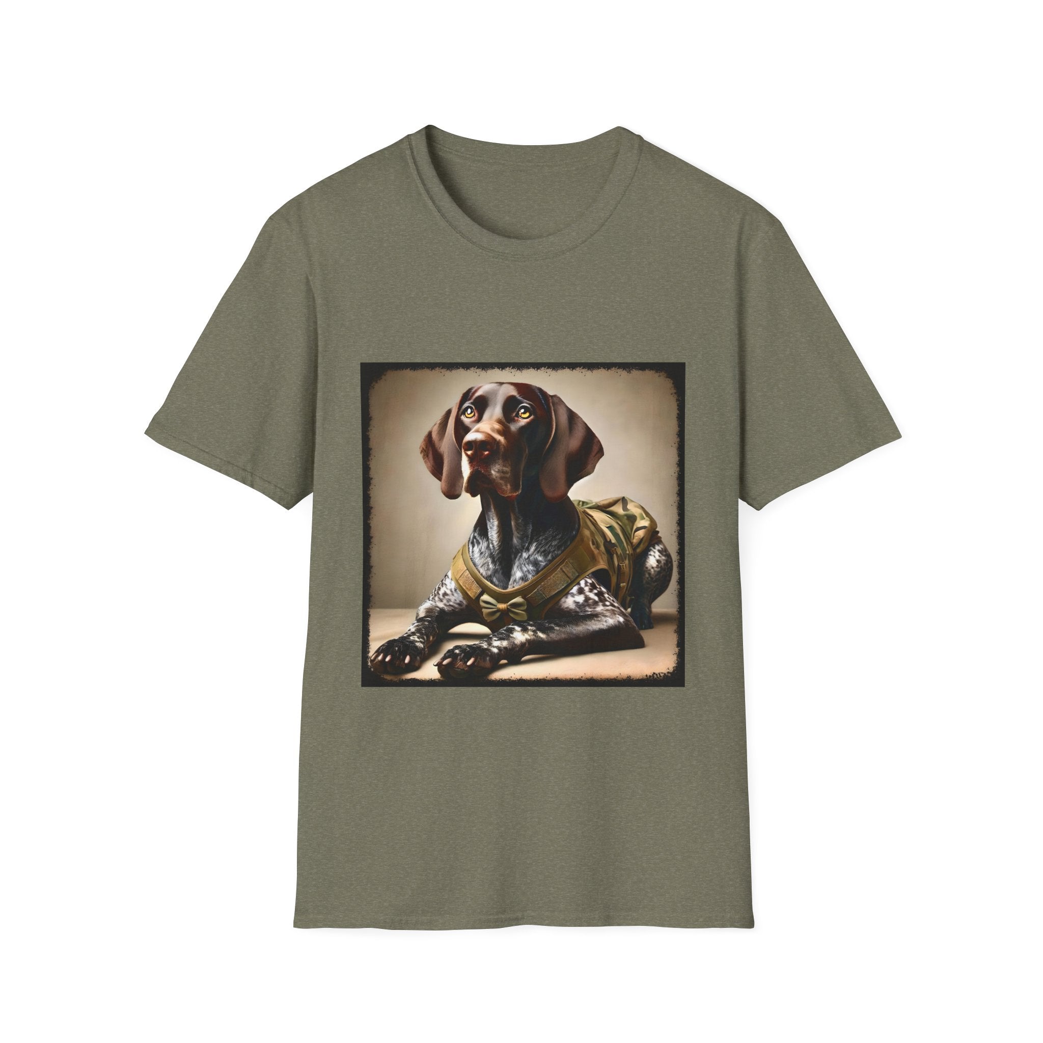 German Shorthaired Pointer Camo Doll | Unisex Dog T-Shirt