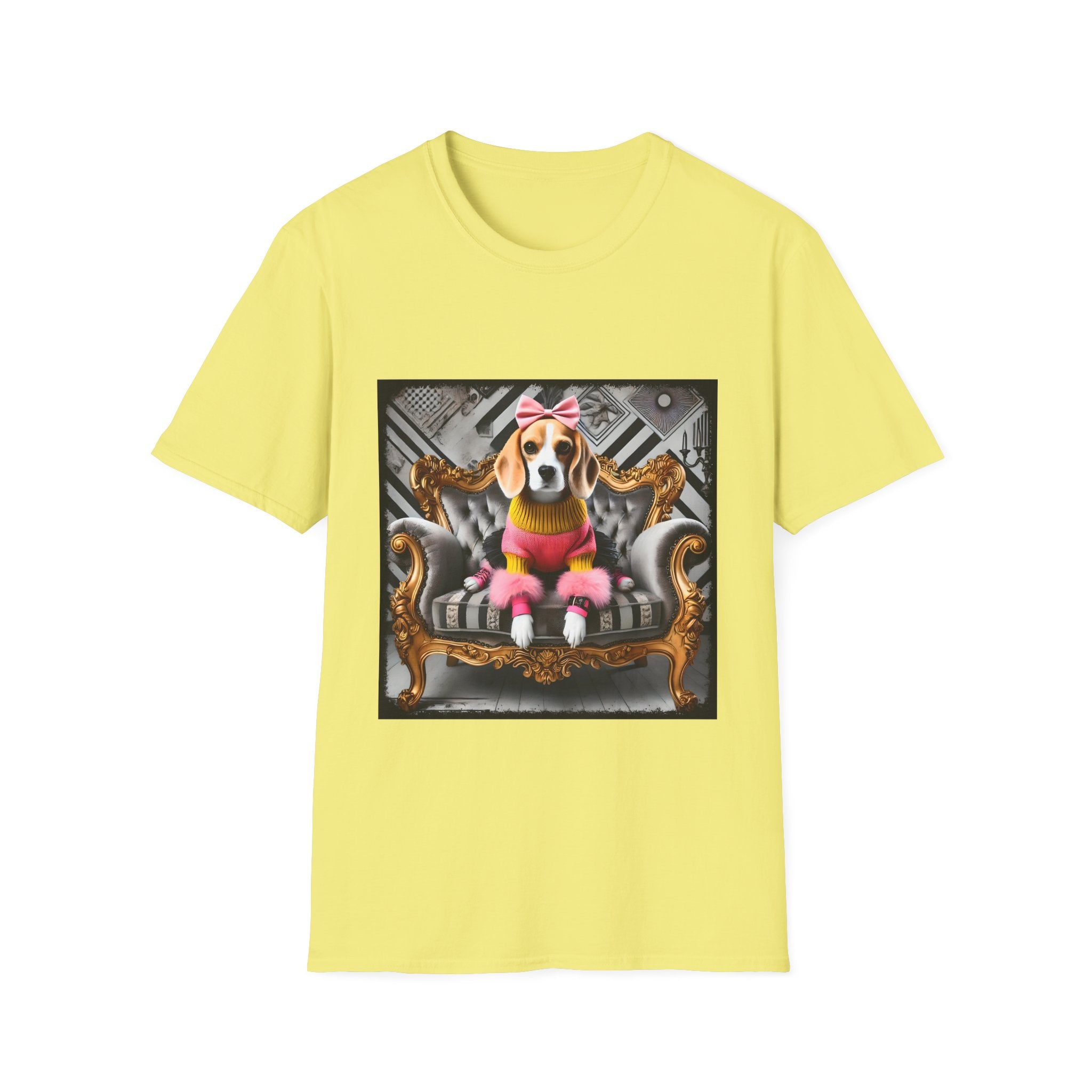 Beagle Pink Diva | Unisex Dog T-Shirt