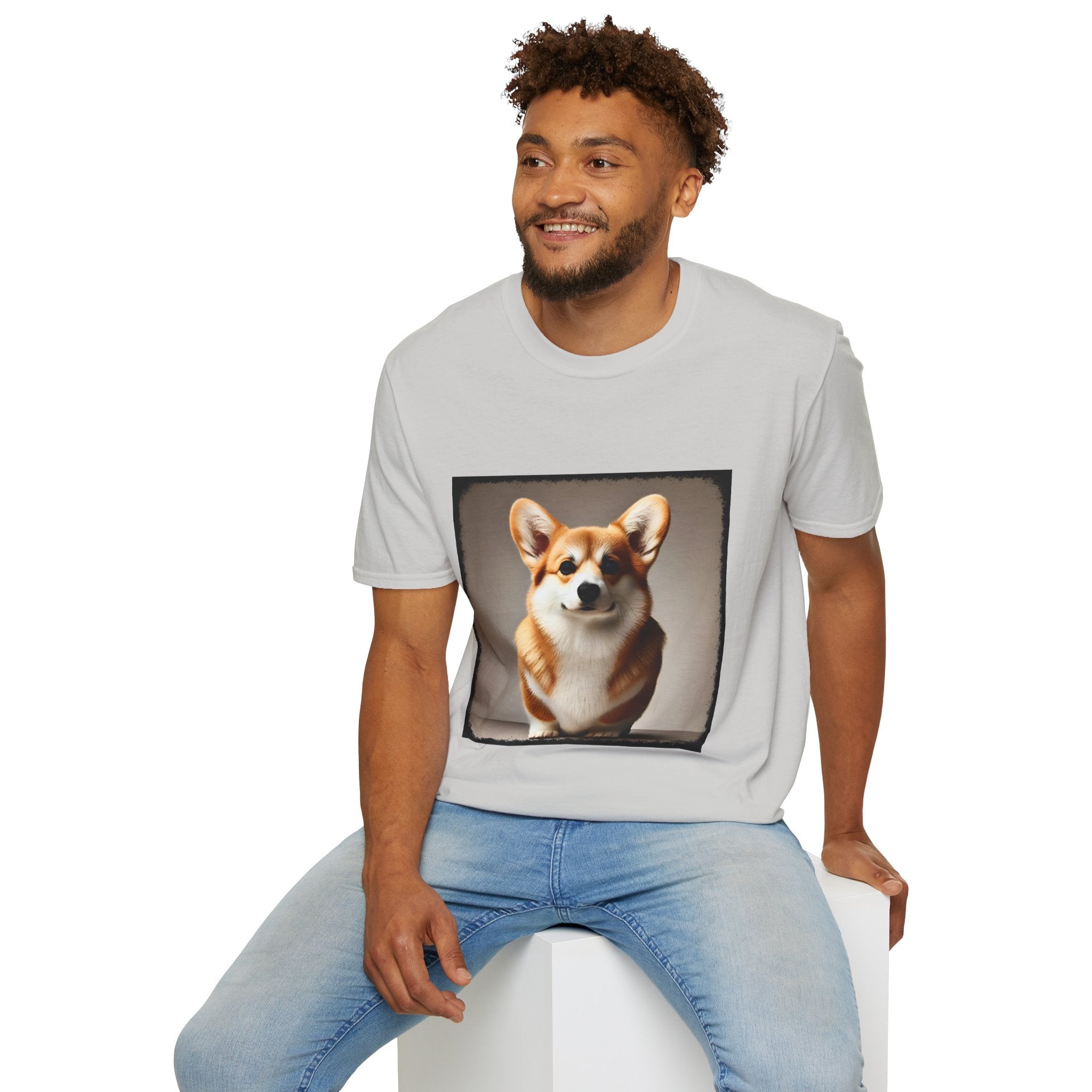 Pembroke Welsh Corgi Poised Pup | Unisex Dog T-Shirt