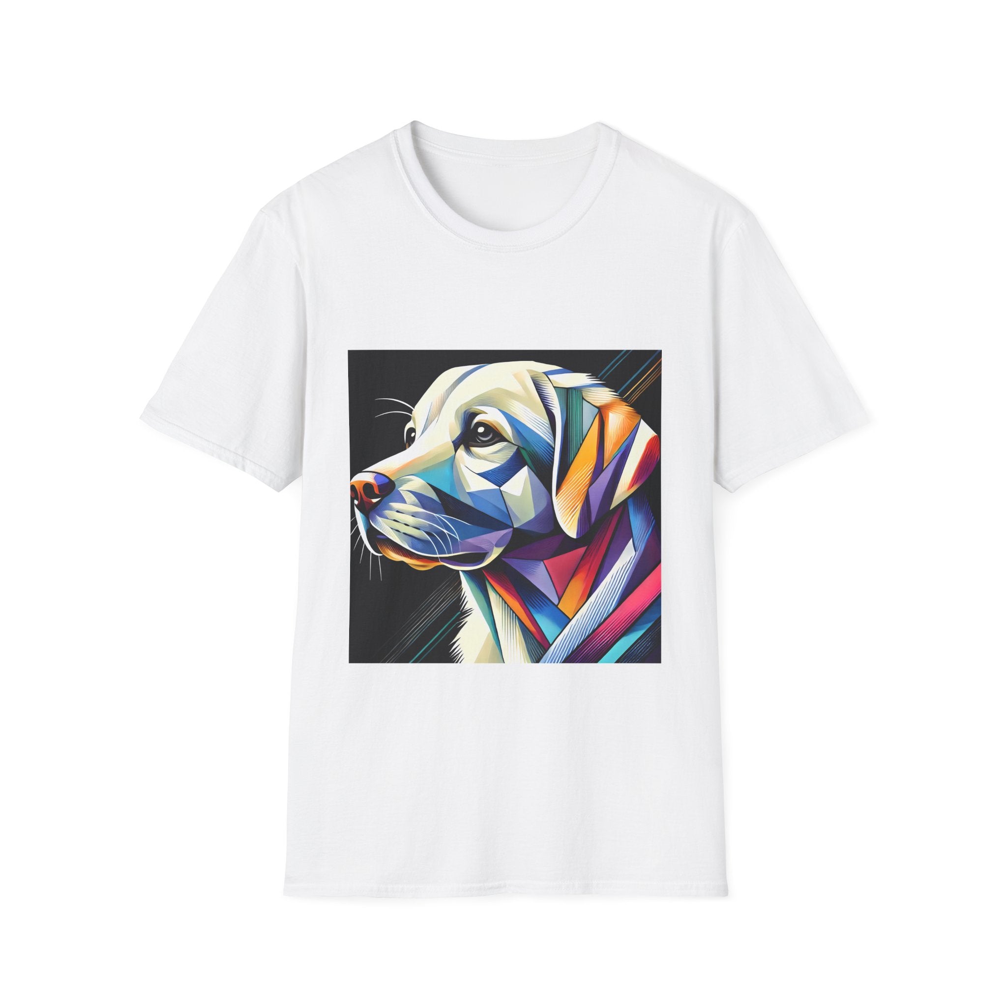 Labrador Retriever Multicolor Geometric | Unisex Dog T-Shirt