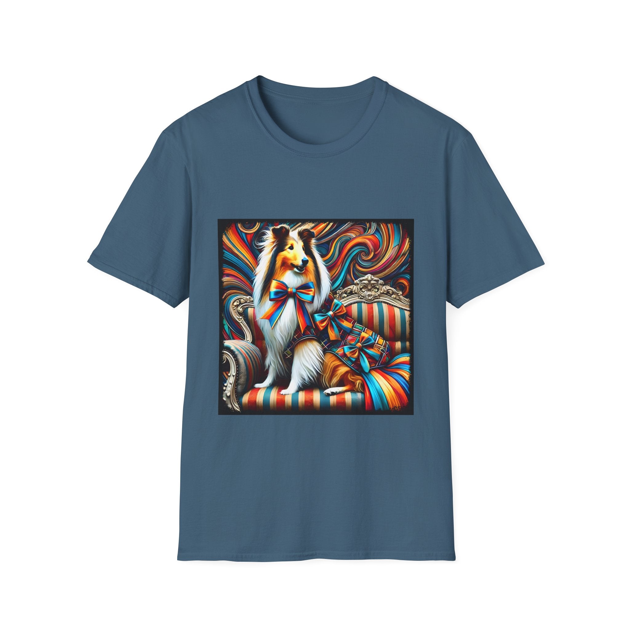 Collie Dynamic Swirl | Unisex Dog T-Shirt