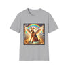 Airedale Terrier Rainbow Bridge | Unisex Dog T-Shirt