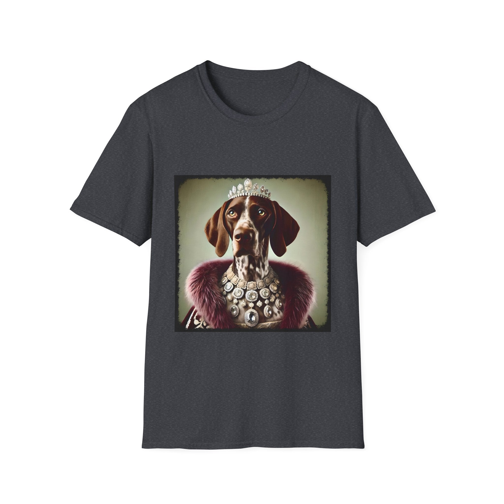 German Shorthaired Pointer Crystal Queen | Unisex Dog T-Shirt