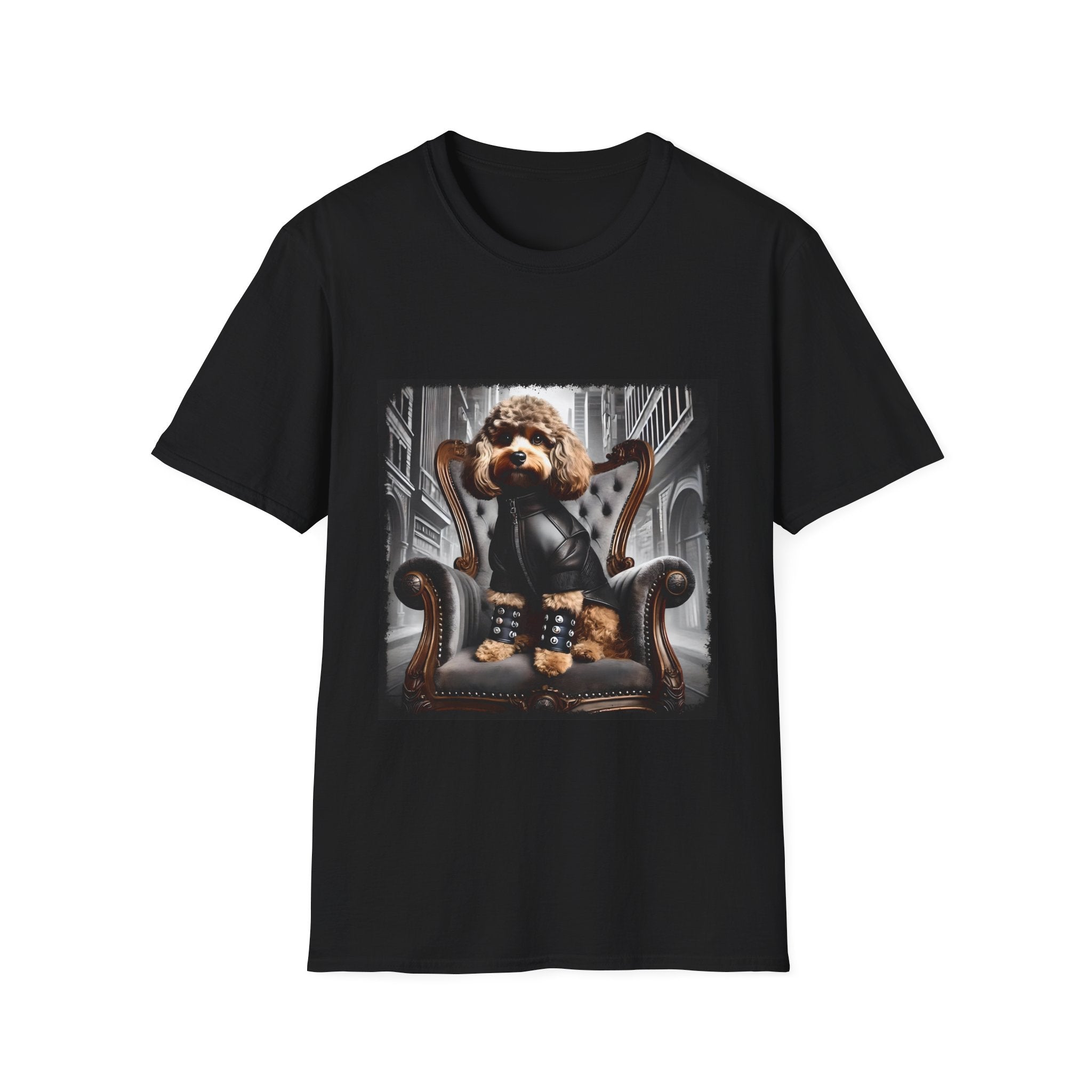 Cavapoo Leather Rebel | Unisex Dog T-Shirt