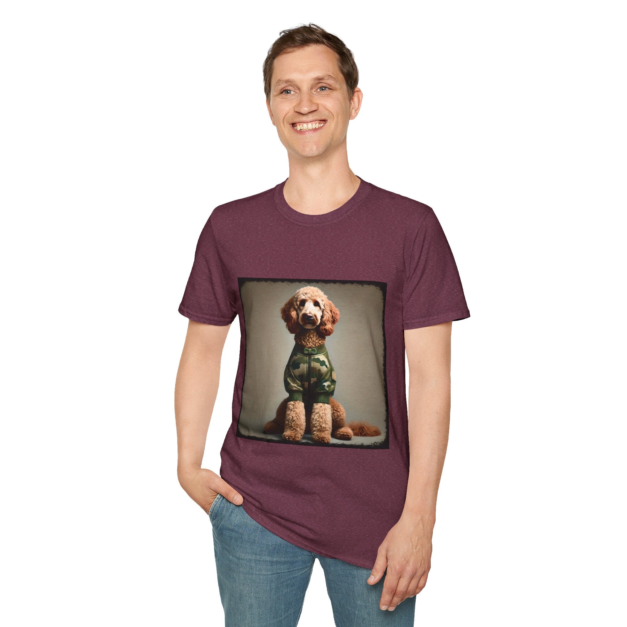Labradoodle Camo Cutie | Unisex Dog T-Shirt