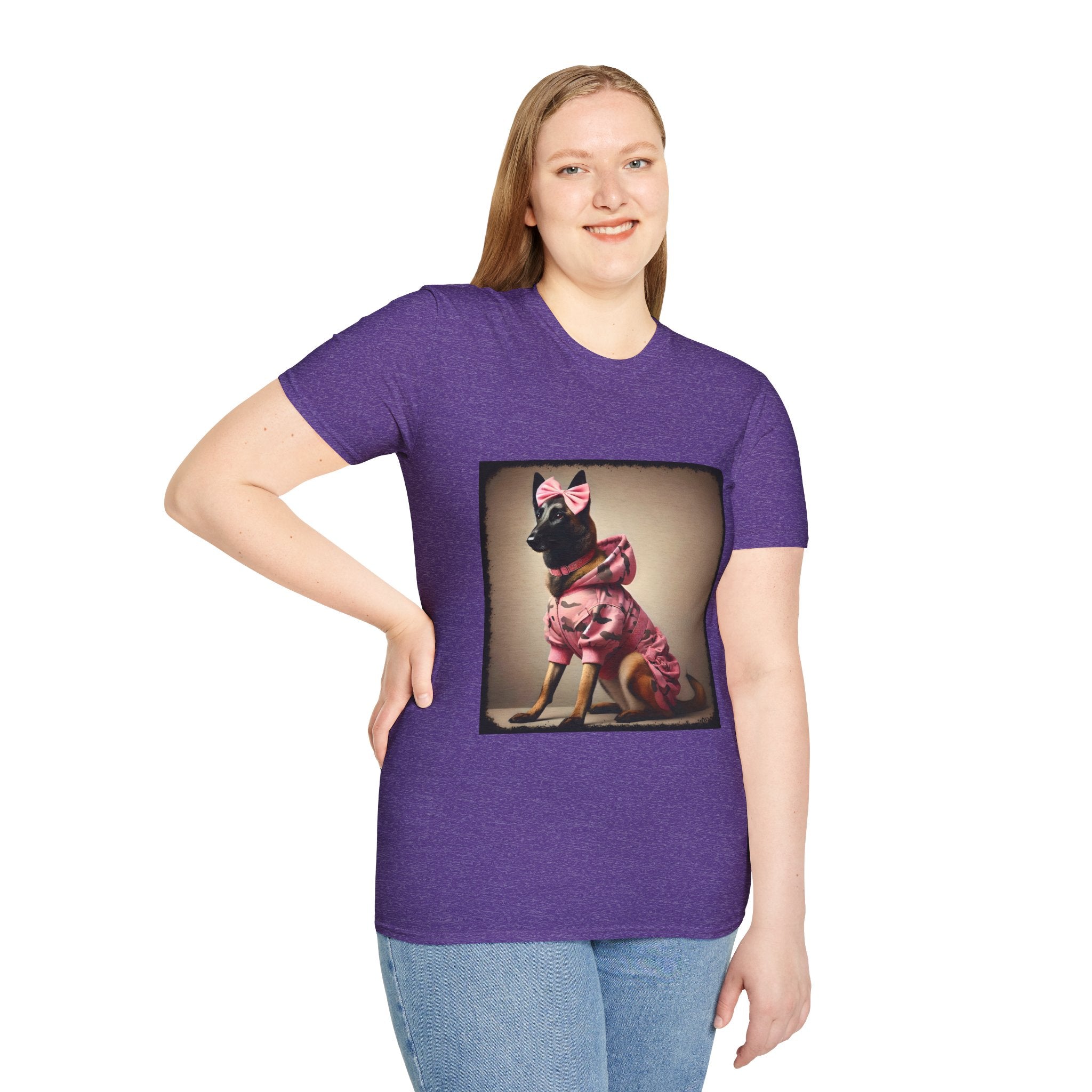 Belgian Malinois Pink Camo Cutie | Unisex Dog T-Shirt