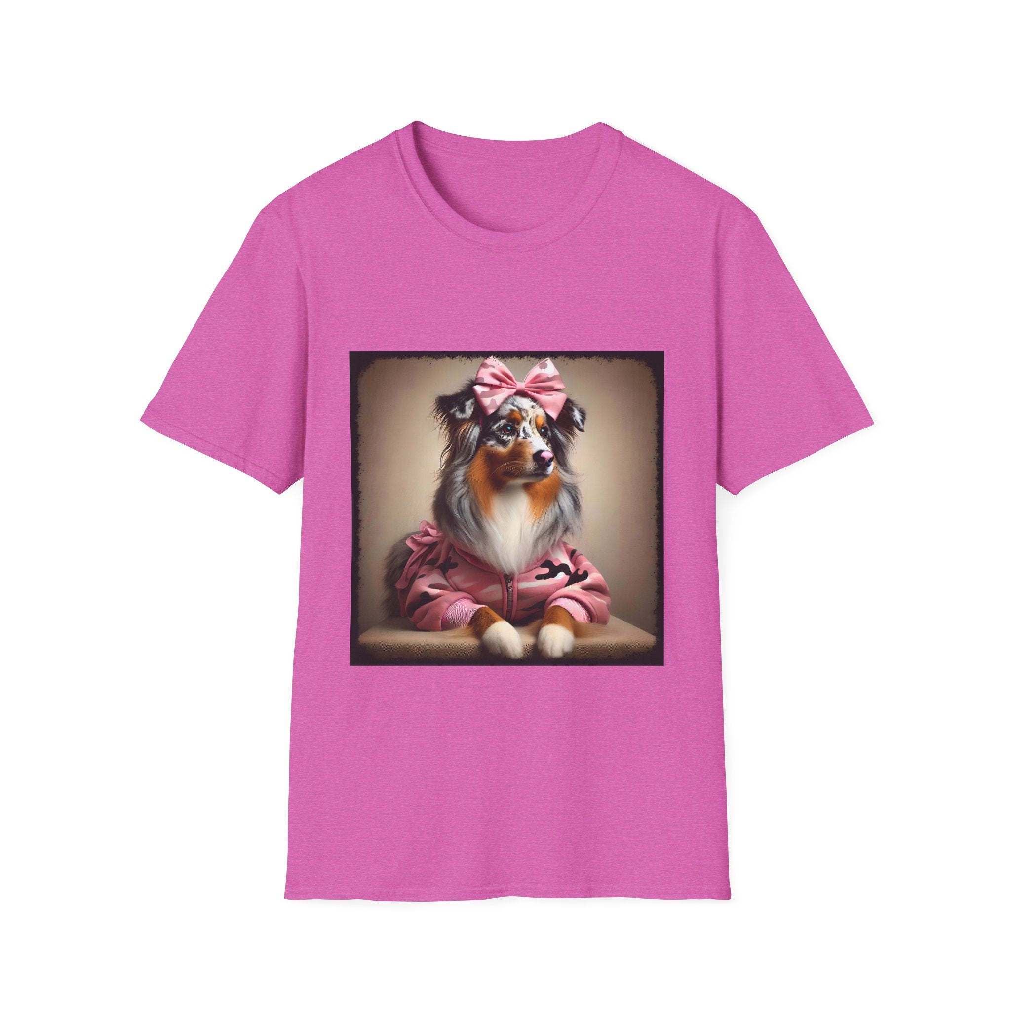 Australian Shepherd Camo Cutie | Unisex Dog T-Shirt