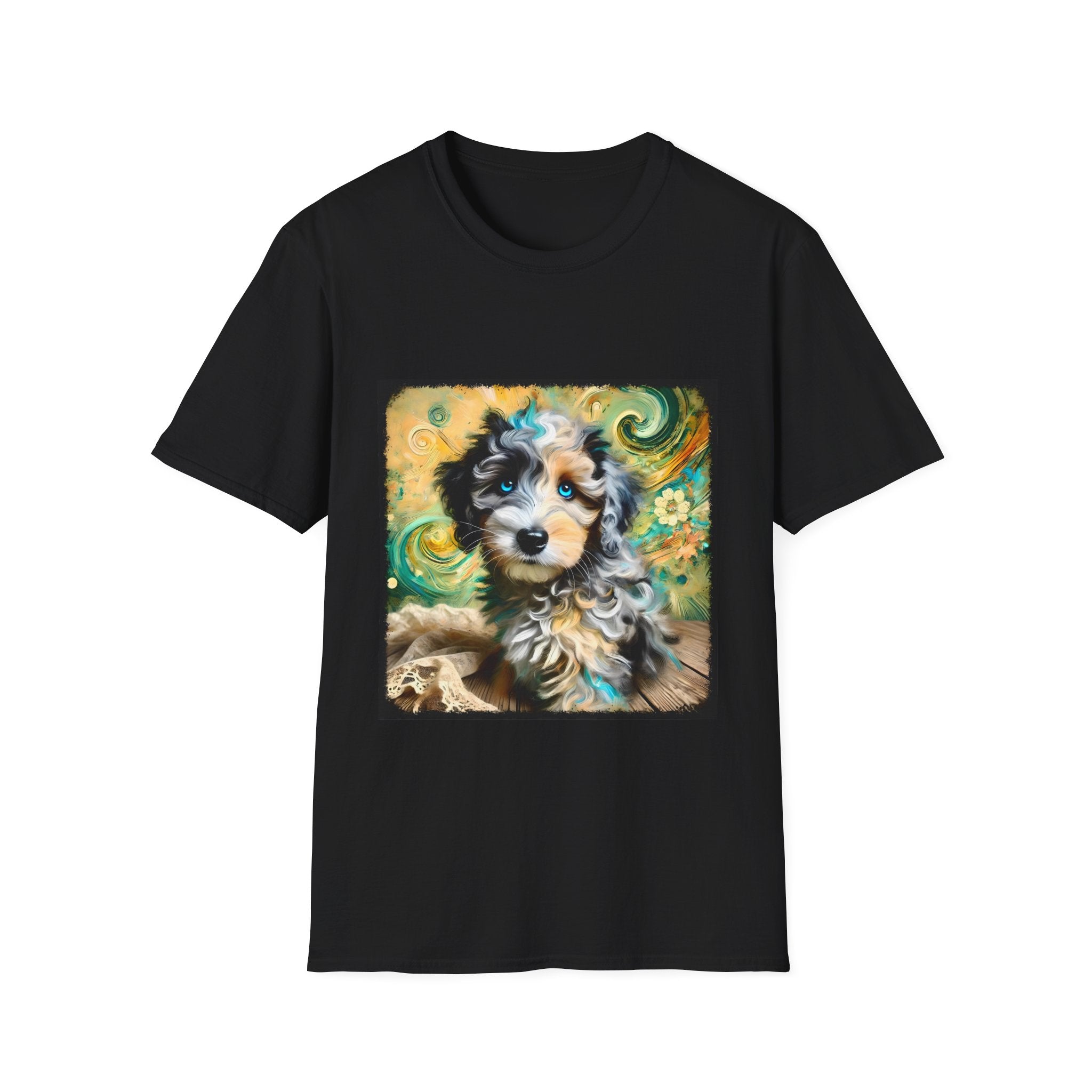 Aussiedoodle Emerald Swirl | Unisex Dog T-Shirt