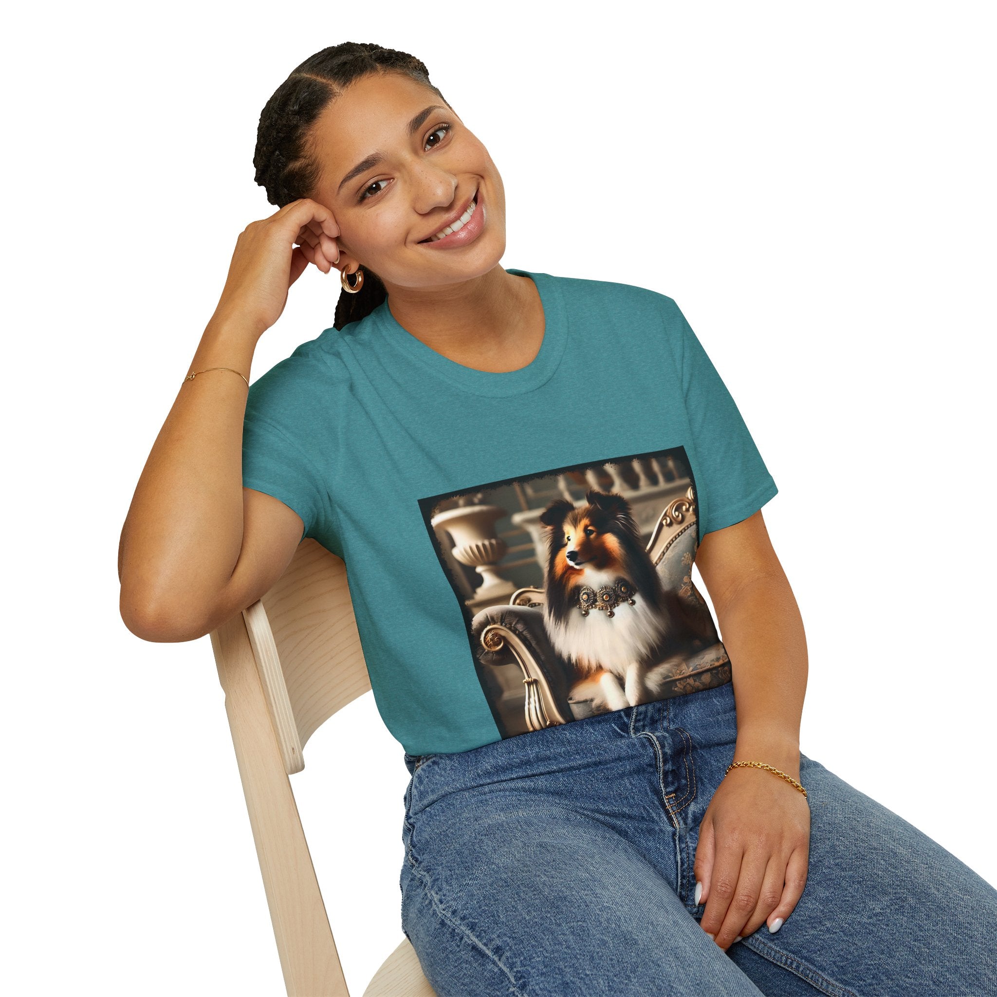 Shetland Sheepdog Luxurious Lady | Unisex Dog T-Shirt