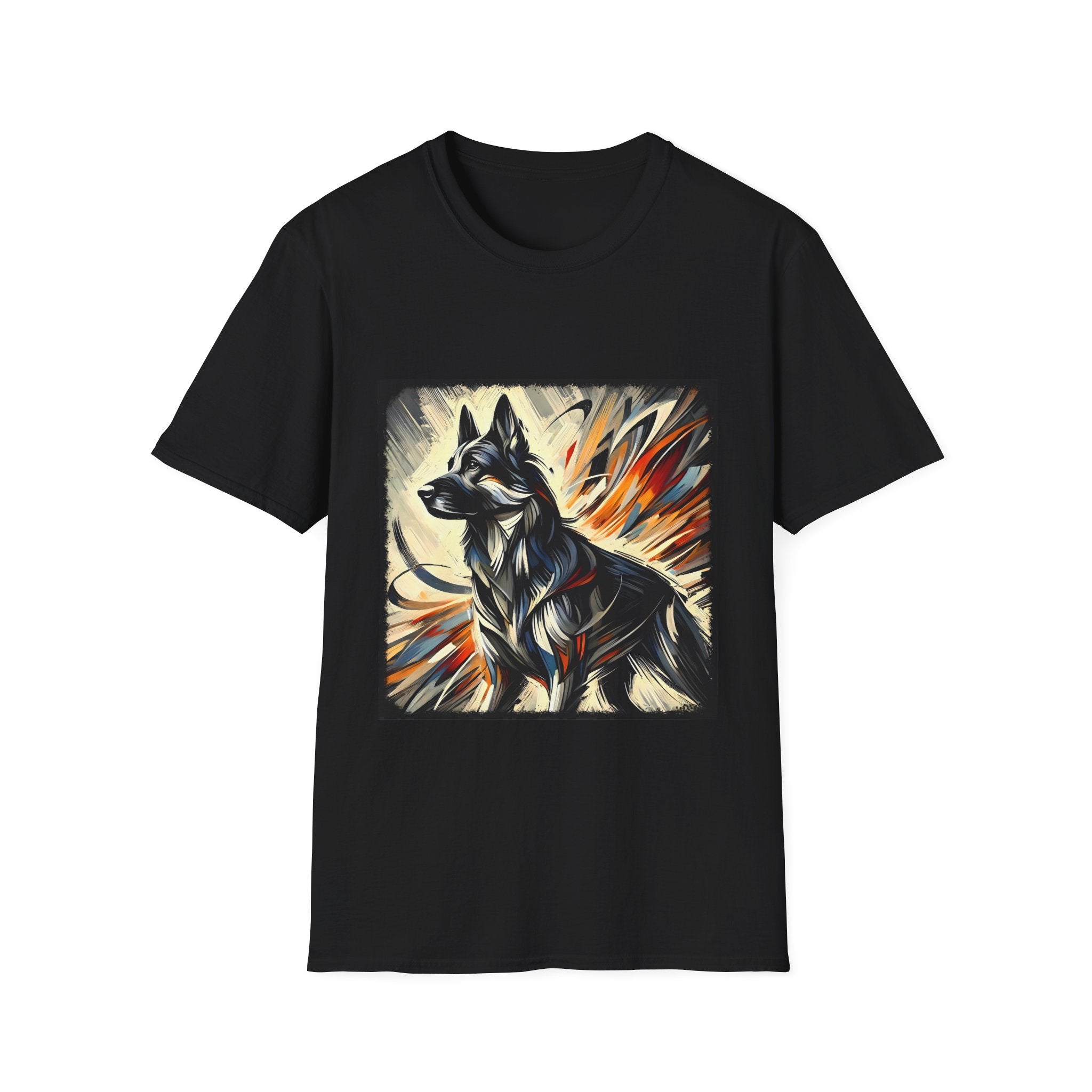 German Shepherd Fire Classic | Unisex Dog T-Shirt