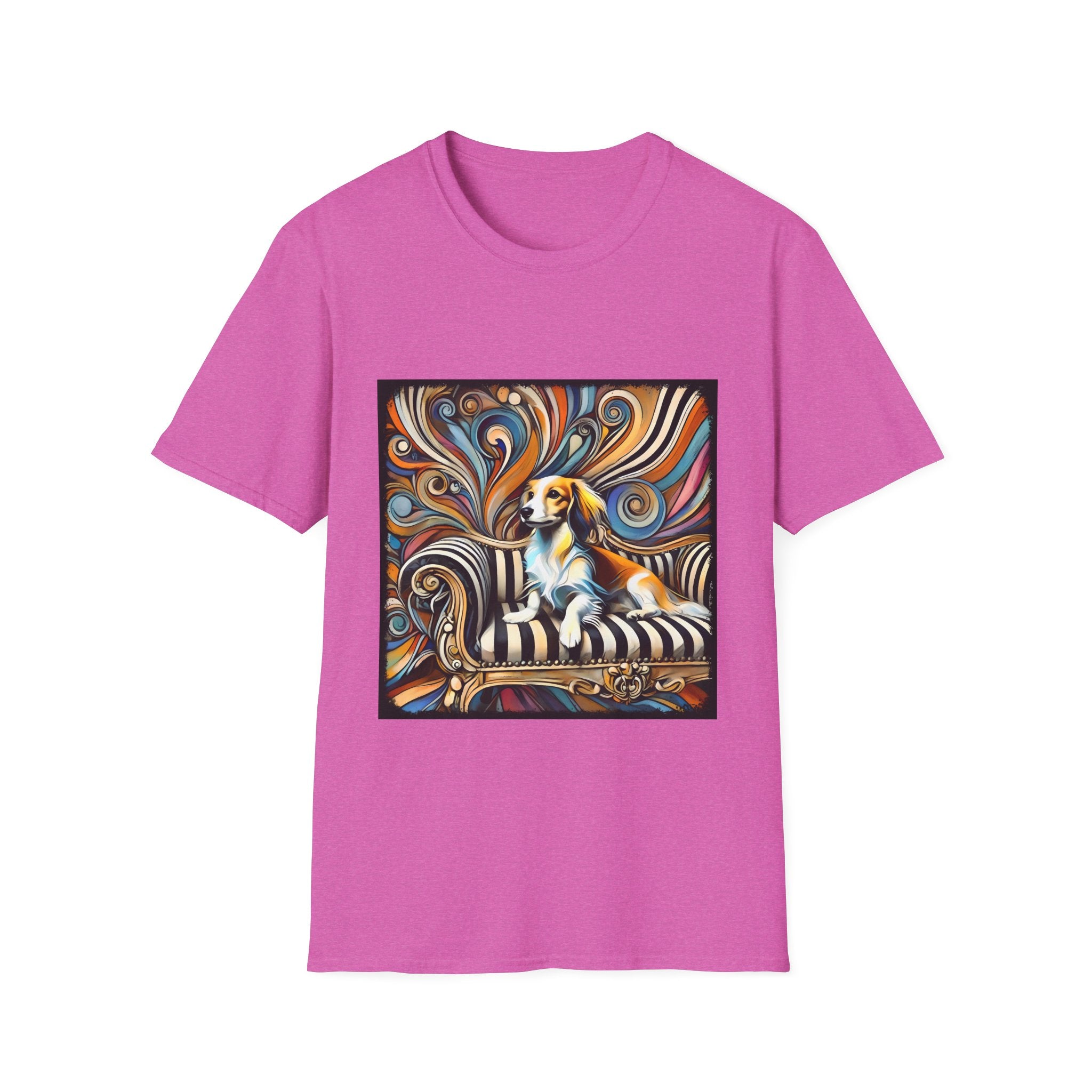 Dachshund Chic Swirl | Unisex Dog T-Shirt