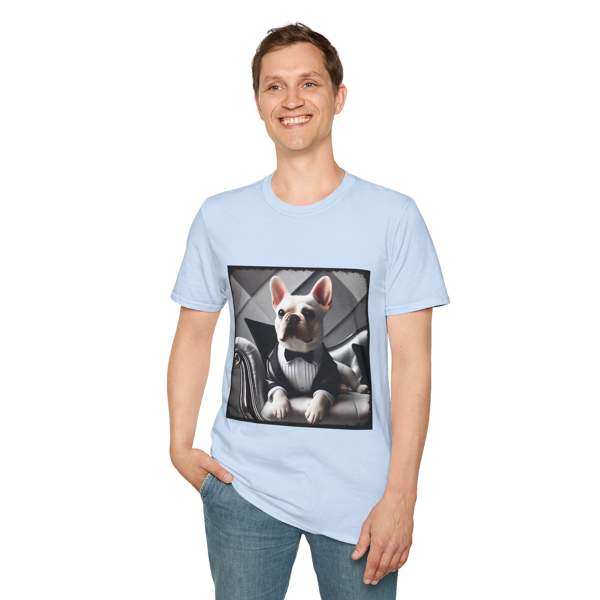 French Bulldog Debonair Dude | Unisex Dog T-Shirt