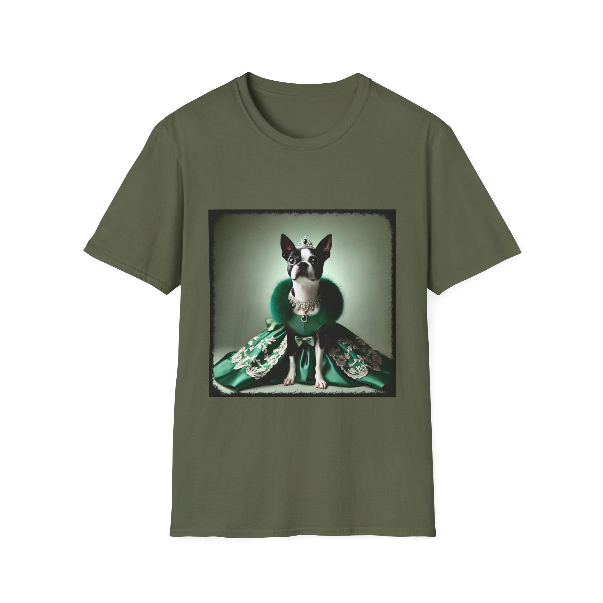 Boston Terrier crown design dog lover shirt