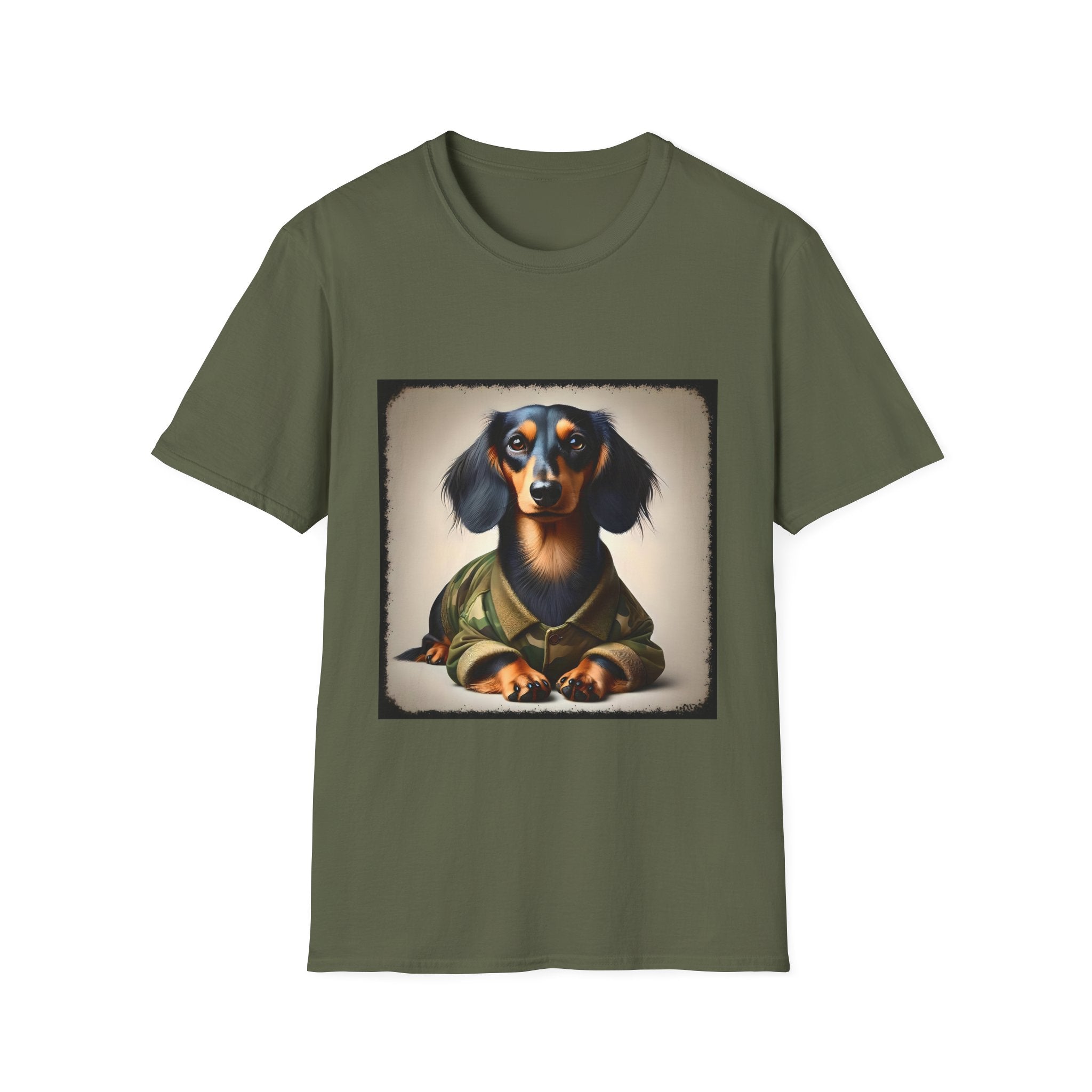 Dachshund Camo Chic | Unisex Dog T-Shirt